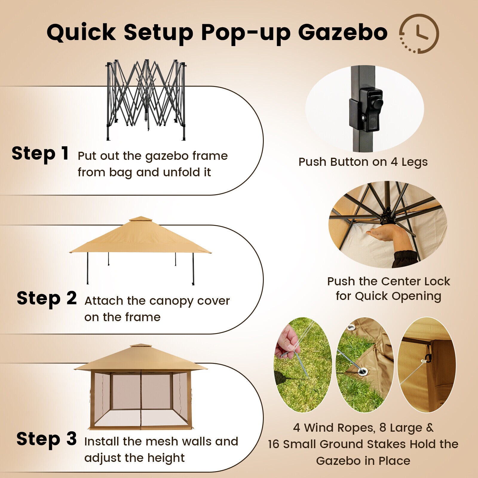 Forclover HBV-828CF Wood-Resin-Gazebos - View #7