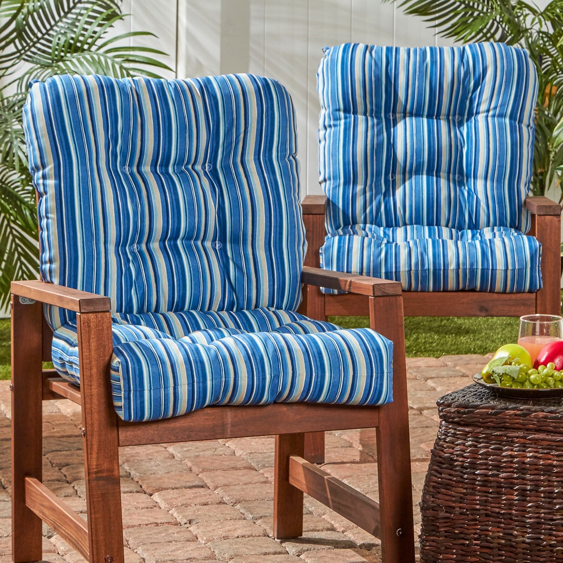 Greendale Home Fashions OC6815S2-SAPPHIRE Patio-Furniture-Cushions - View #7