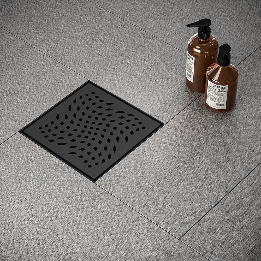 ELEGANTE DRAIN COLLECTION KD01A124-6-MBLK Drains-Flanges - View #2