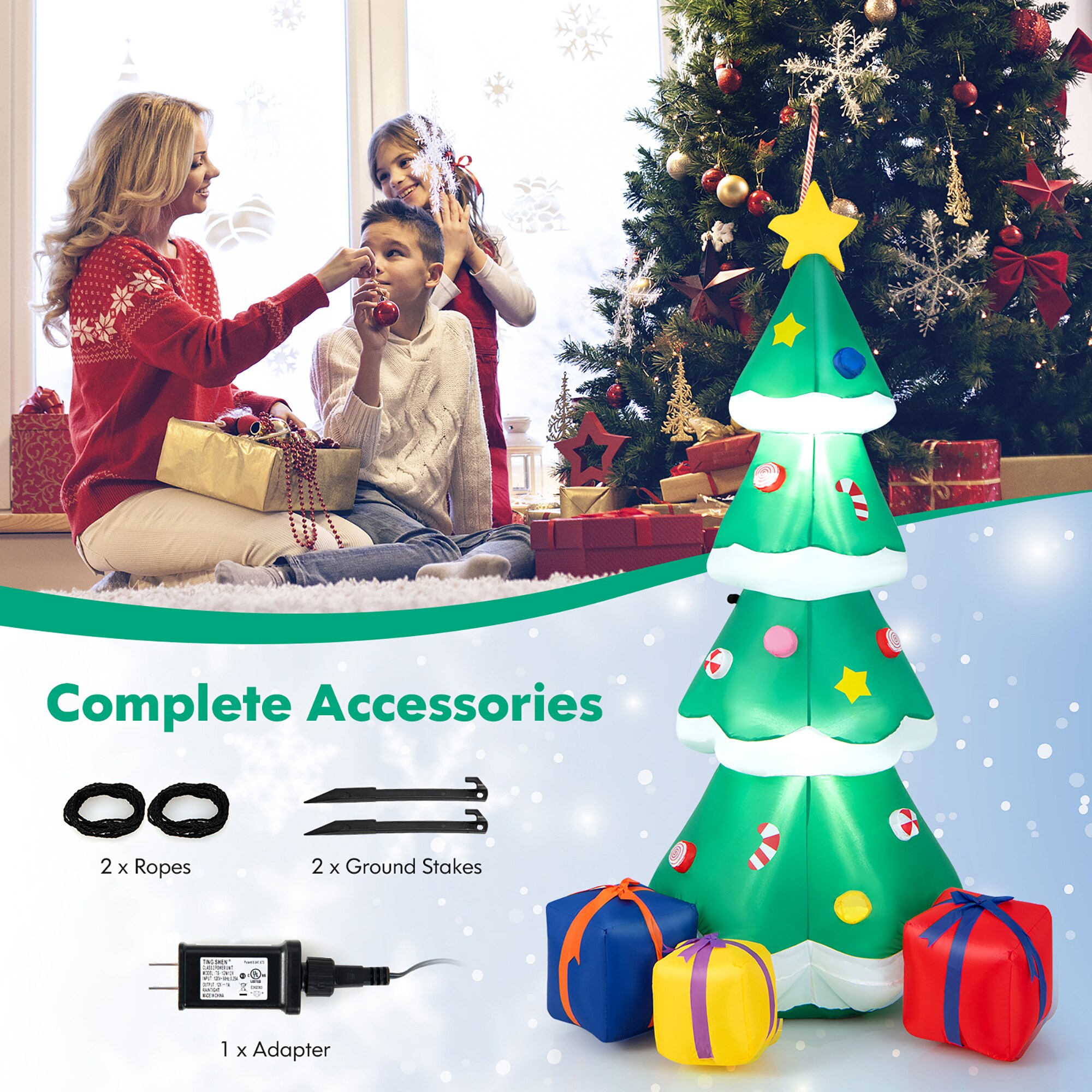 Costway LWS00693 Christmas-Inflatables - View #7