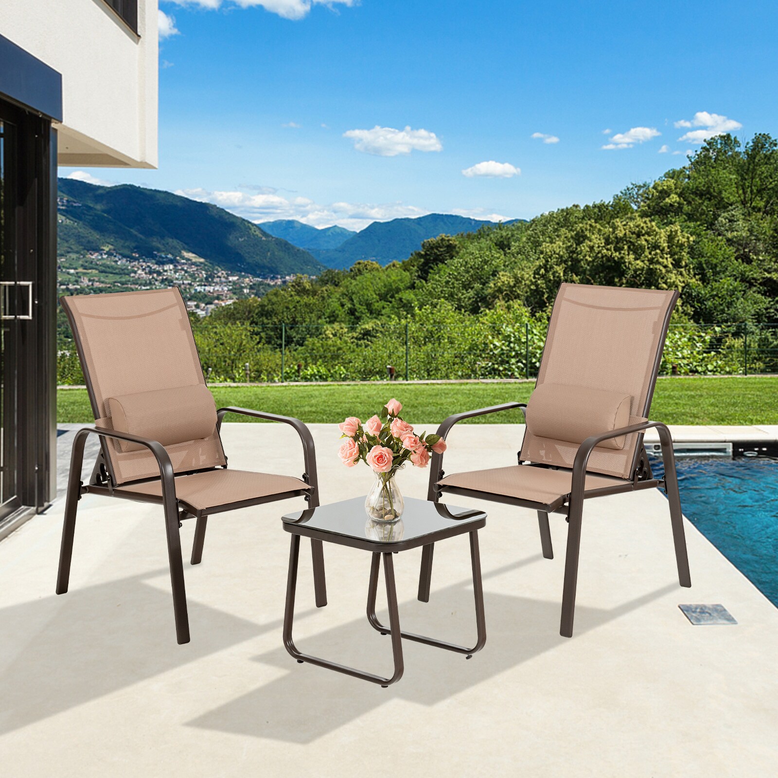 Slickblue D-CO-FC22201PN Patio-Conversation-Sets - View #5