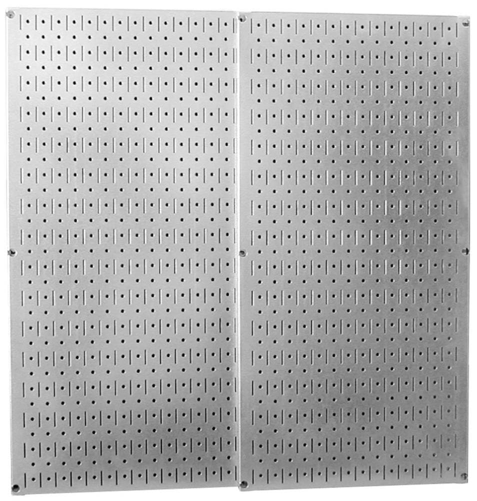 Wall Control 2-Piece Steel Pegboard in Gray (16-in W x 32-in H) in the  Pegboard  Accessories department at