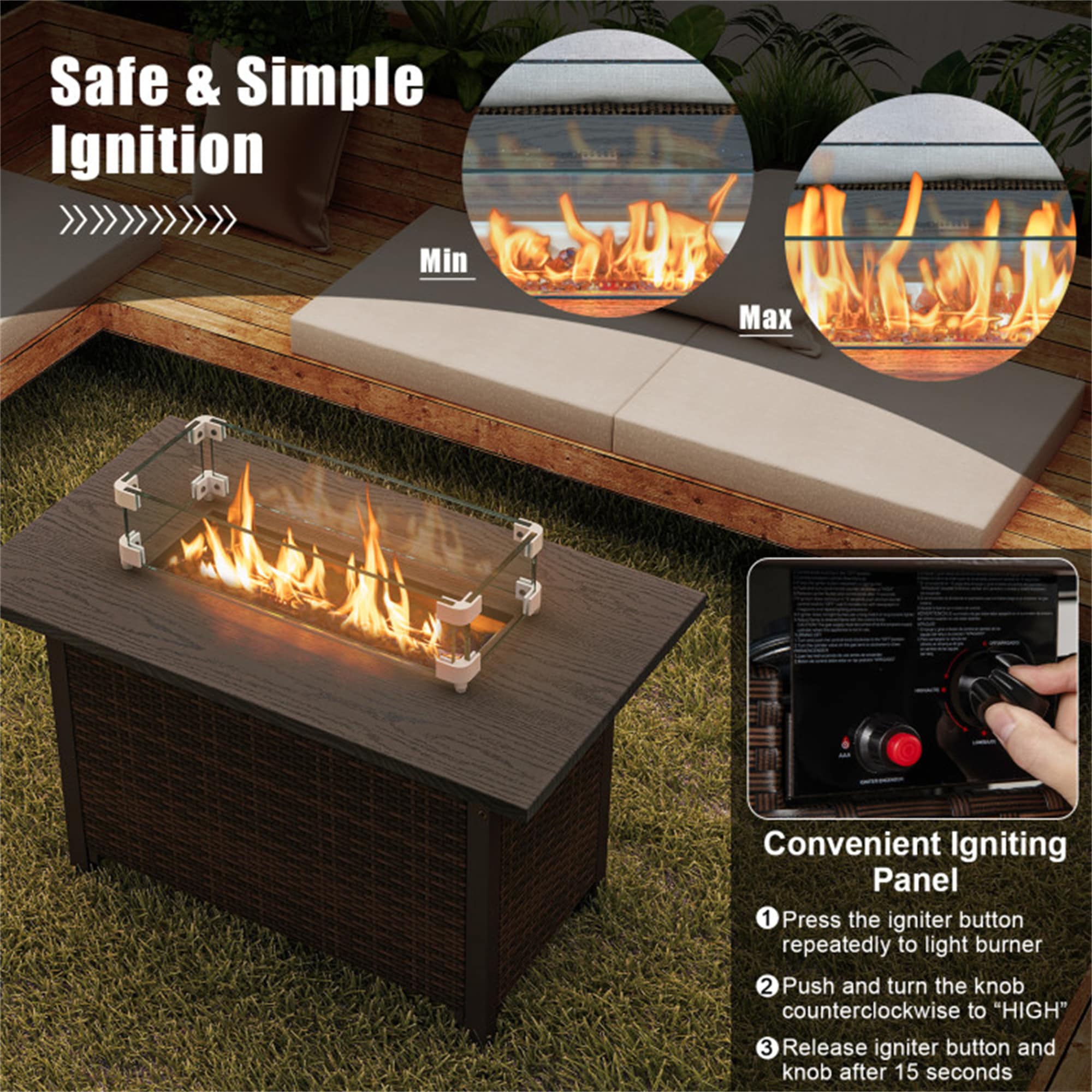 BABOOM BOM-98937-OR Outdoor-Gas-Firepits - View #5