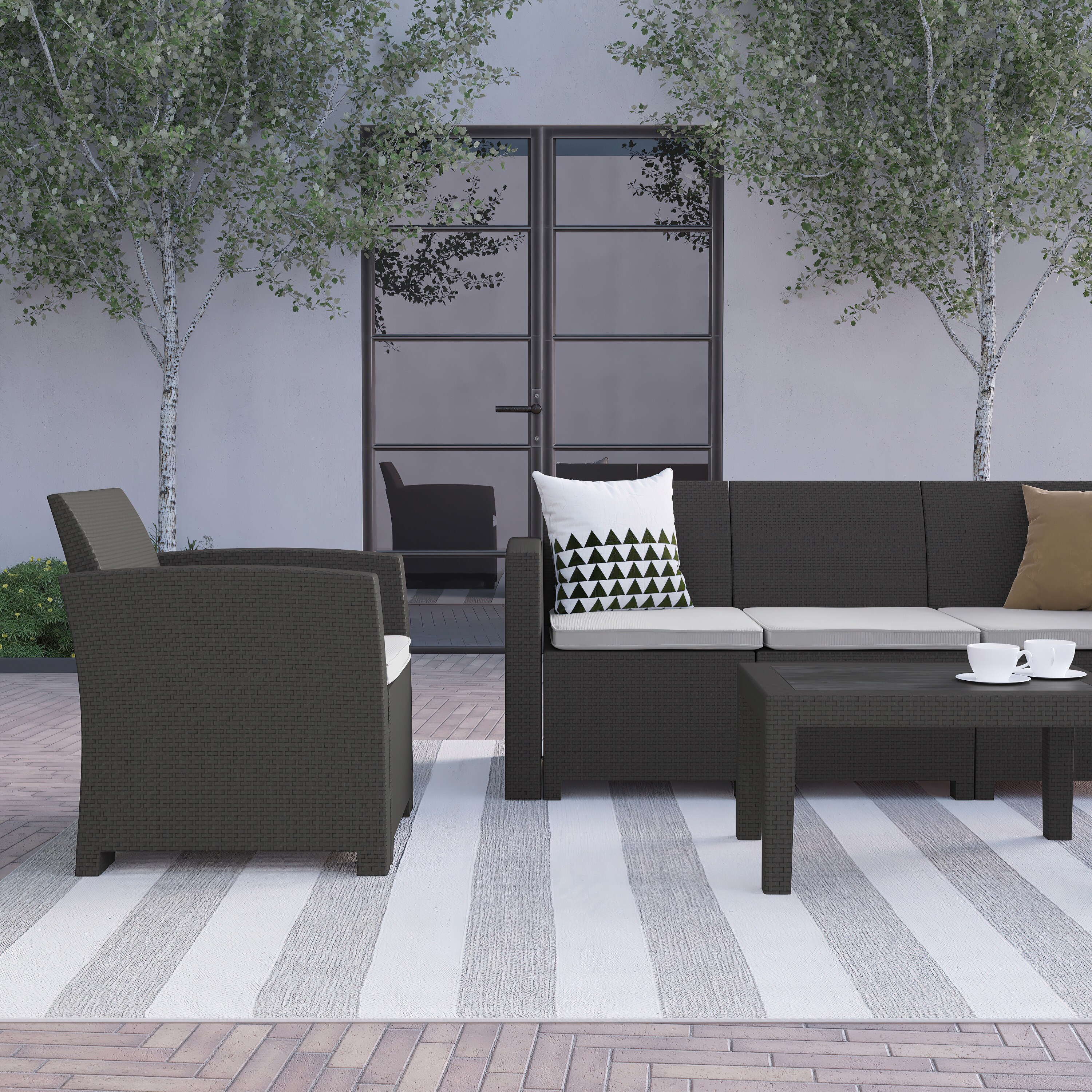 Flash Furniture 889142335474 Patio-Conversation-Sets - View #2