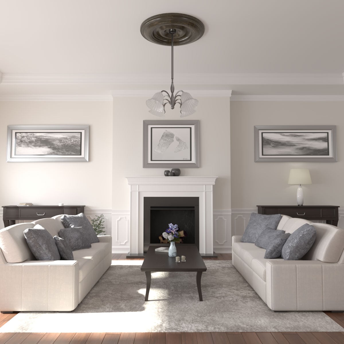 Ekena Millwork CM44CLSHC Ceiling-Medallions - View #4