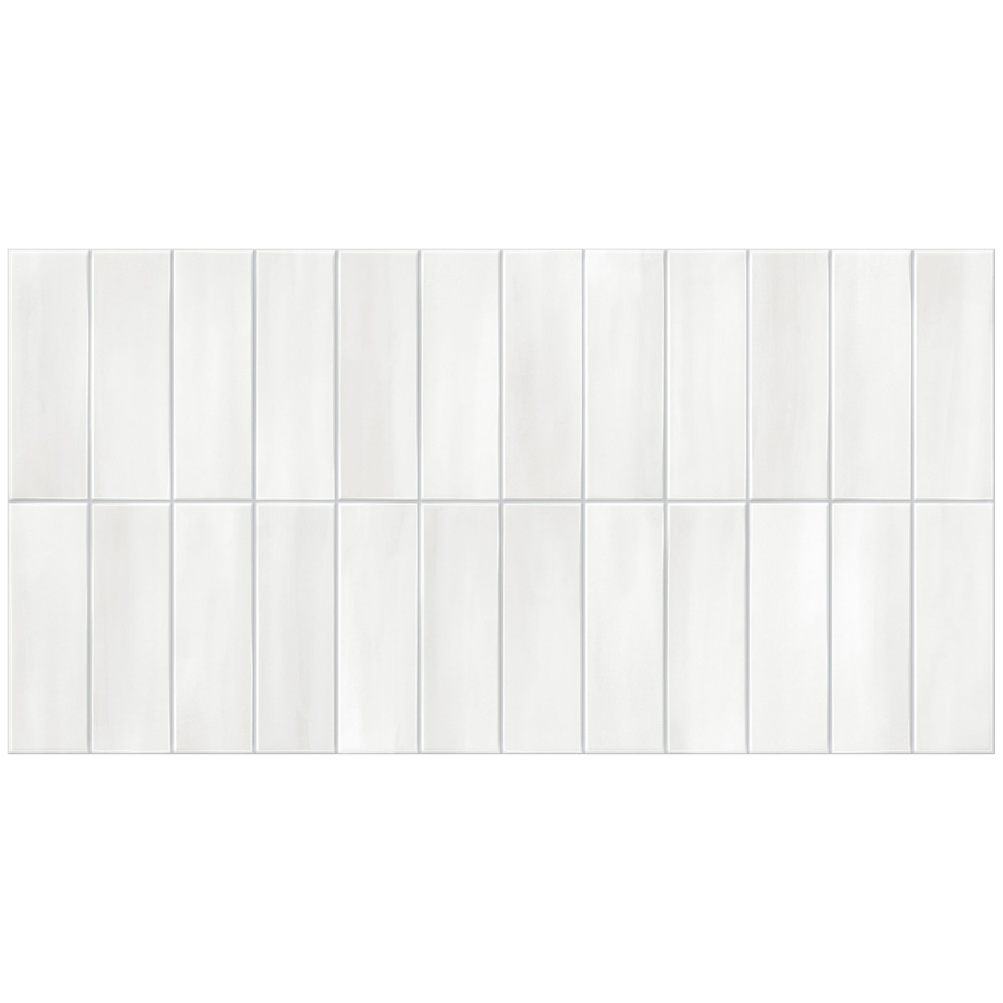 Giorbello G8301 Allure White 12-in x 24-in Glazed Porcelain Wall Tile ( 10.76-sq ft Carton )