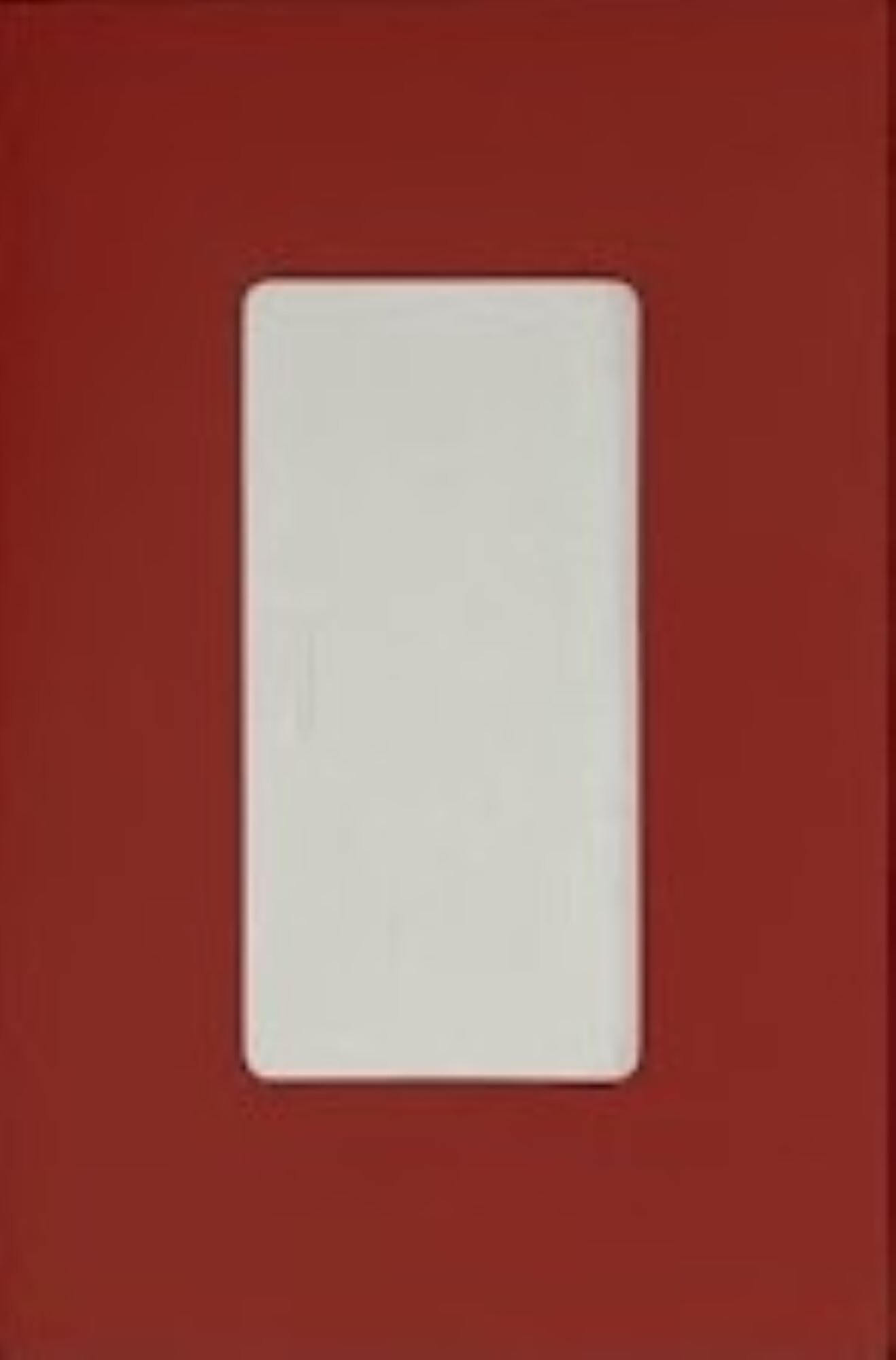 Switch Ups 100103 Insert 1 -Gang Jumbo Size Magnetic Red Polyresin Indoor Decorator Wall Plate