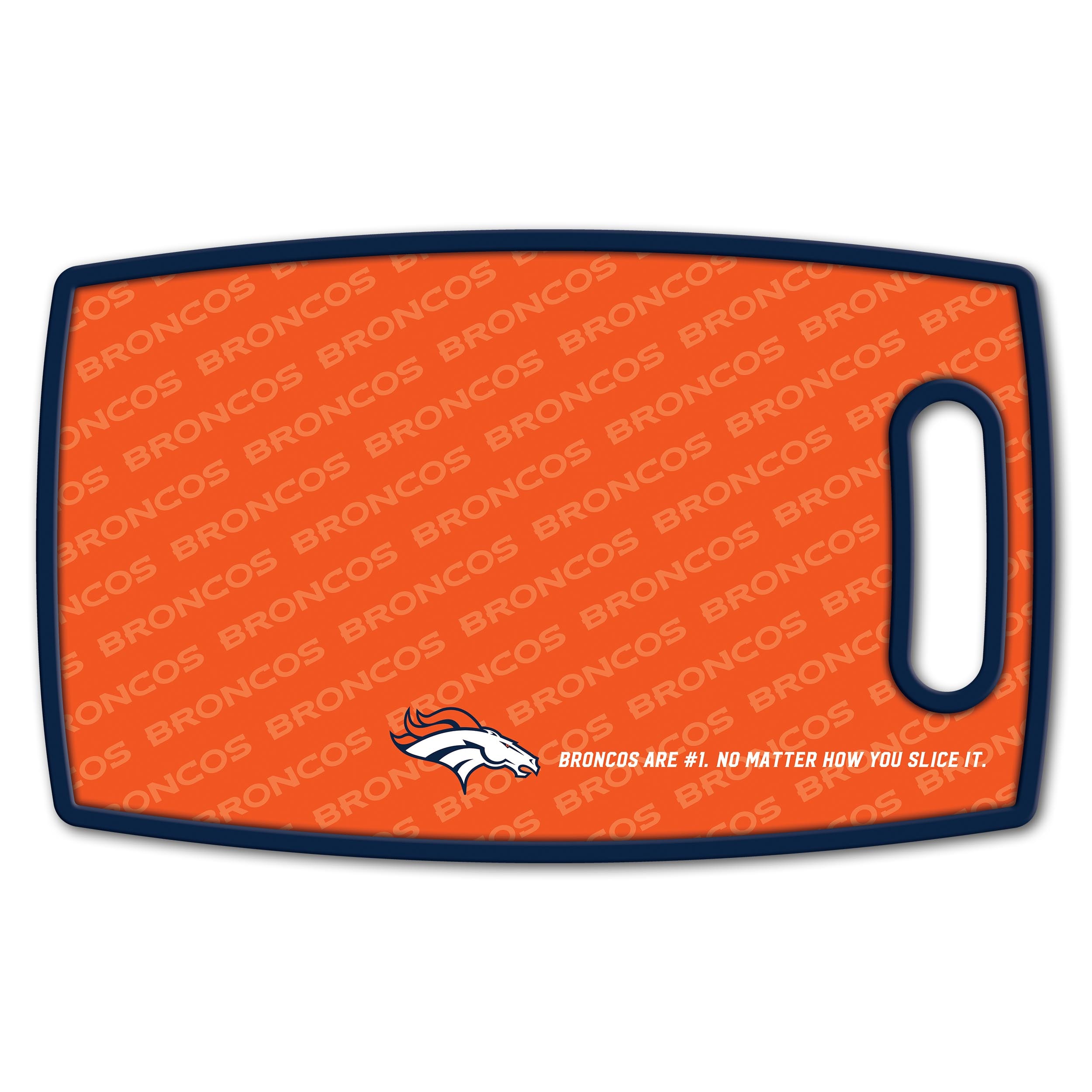 Sportula Denver Broncos Retro Series Cutting Board 9-in L x 14.5