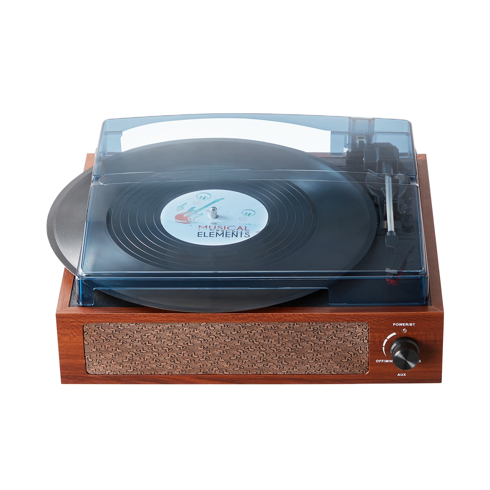 VEVOR LSJ23S000000RDAI3V1 Vinyl Record Player 3 Black 3.5mm headphone splitter