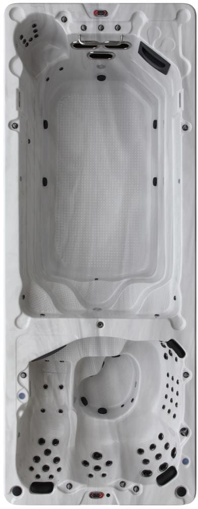 Canadian Spa Company KS-10016 73 Jet 10 -Person Rectangular Hot Tub (Cover Included)