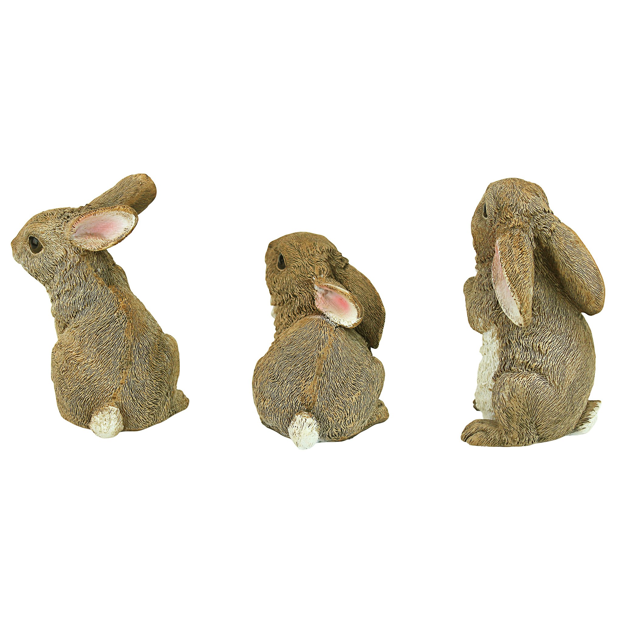 Design Toscano 5-in H x 3-in W Multiple Colors/Finishes Rabbit Garden ...