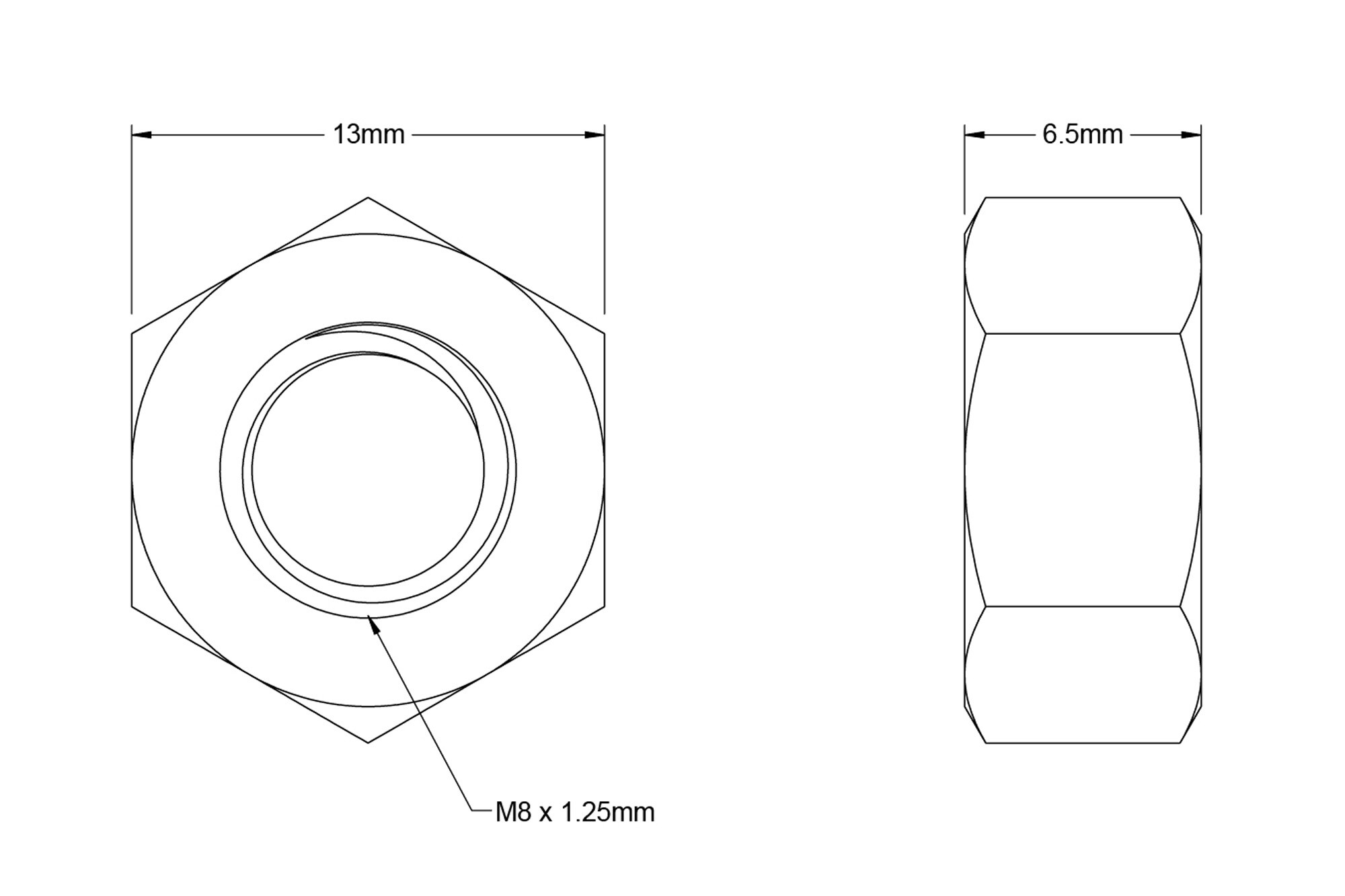 Fasteners Direct F-58710PP5 Metric-Hex-Nuts - View #5