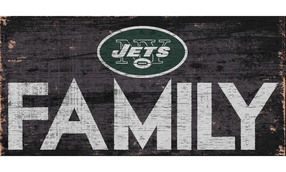 Fan Creations New York Jets Frameless 12-in H x 6-in W Sports MDF