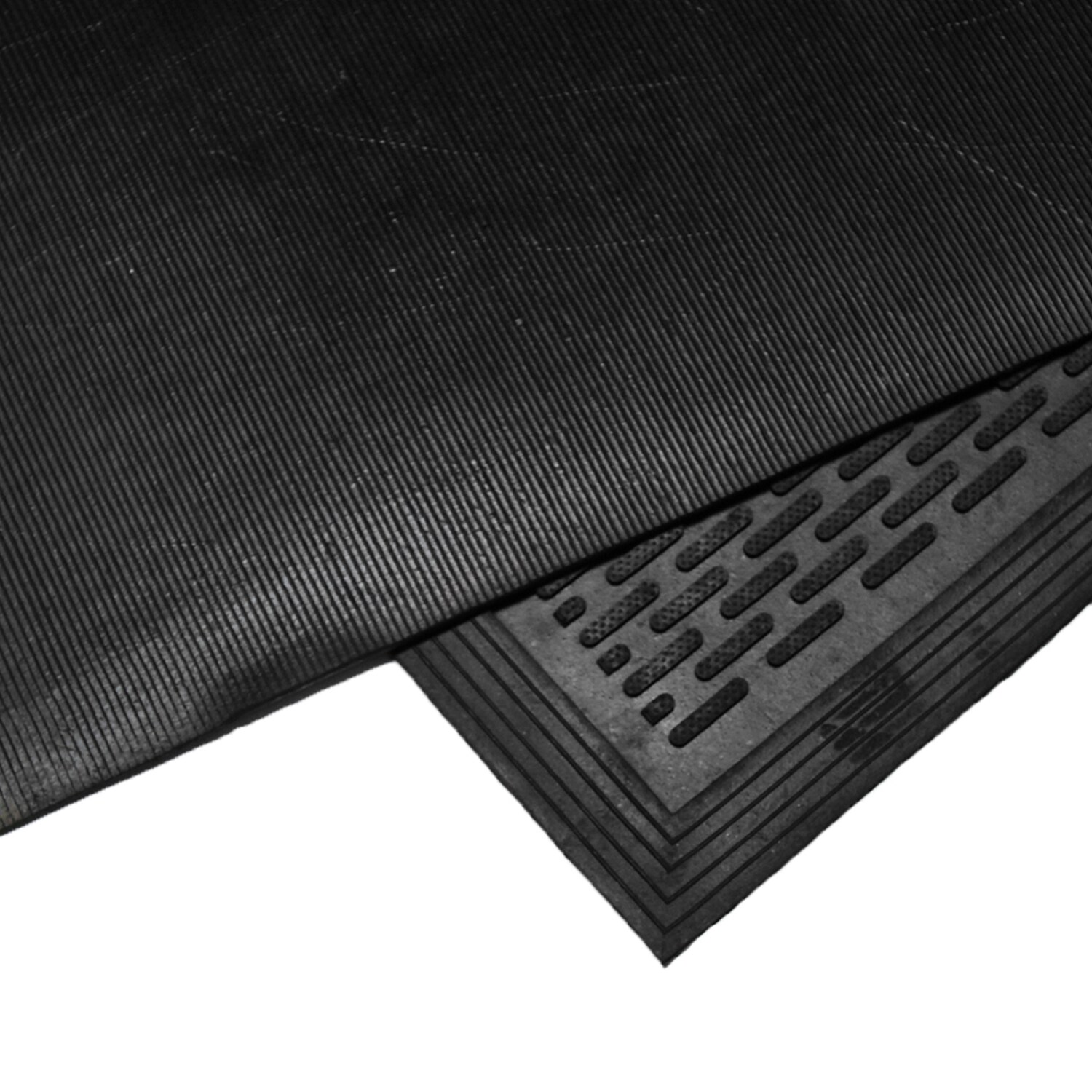 Rhino Mats 3' x 5' Black Uni-Mat All-Purpose Rubber Door Mat at Menards®