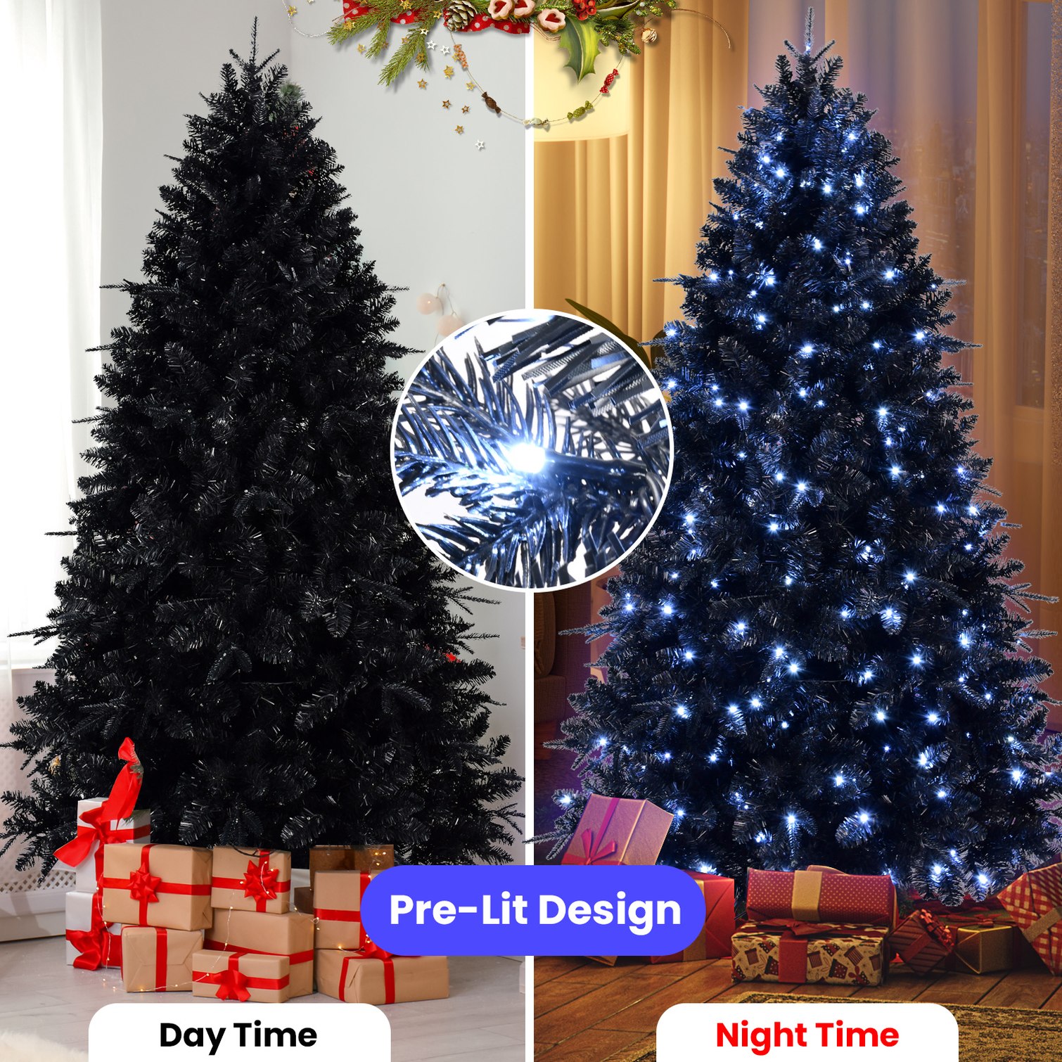 BBabe U4RFGKCNRQT3 Artificial-Christmas-Trees - View #5