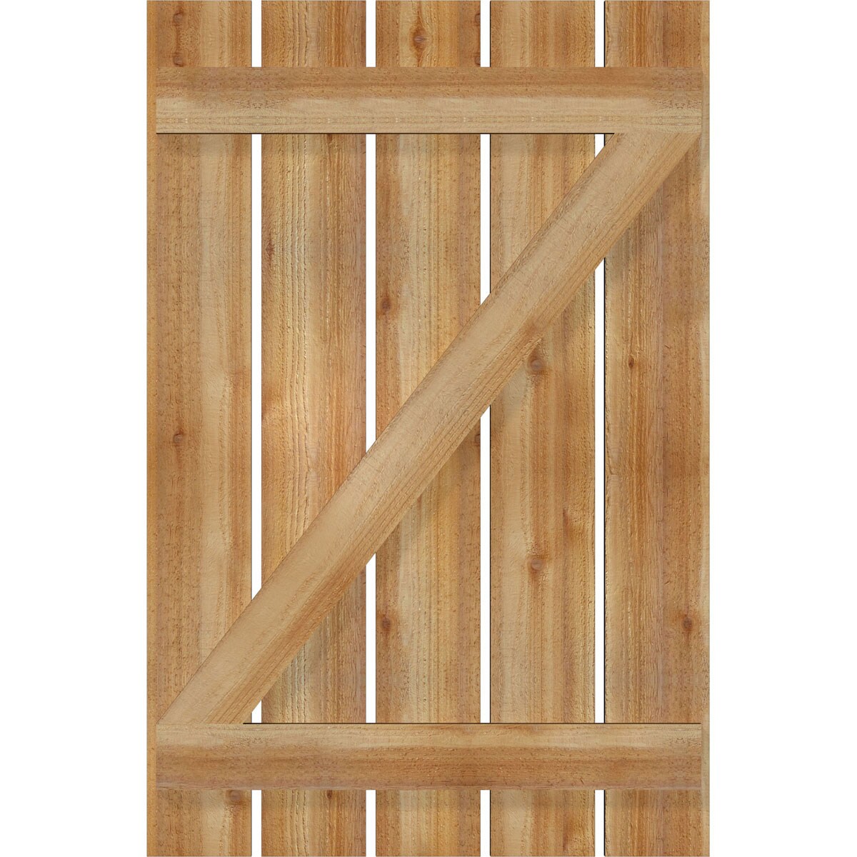 Ekena Millwork RBS06Z29X044RWR Exterior-Shutters - View #5