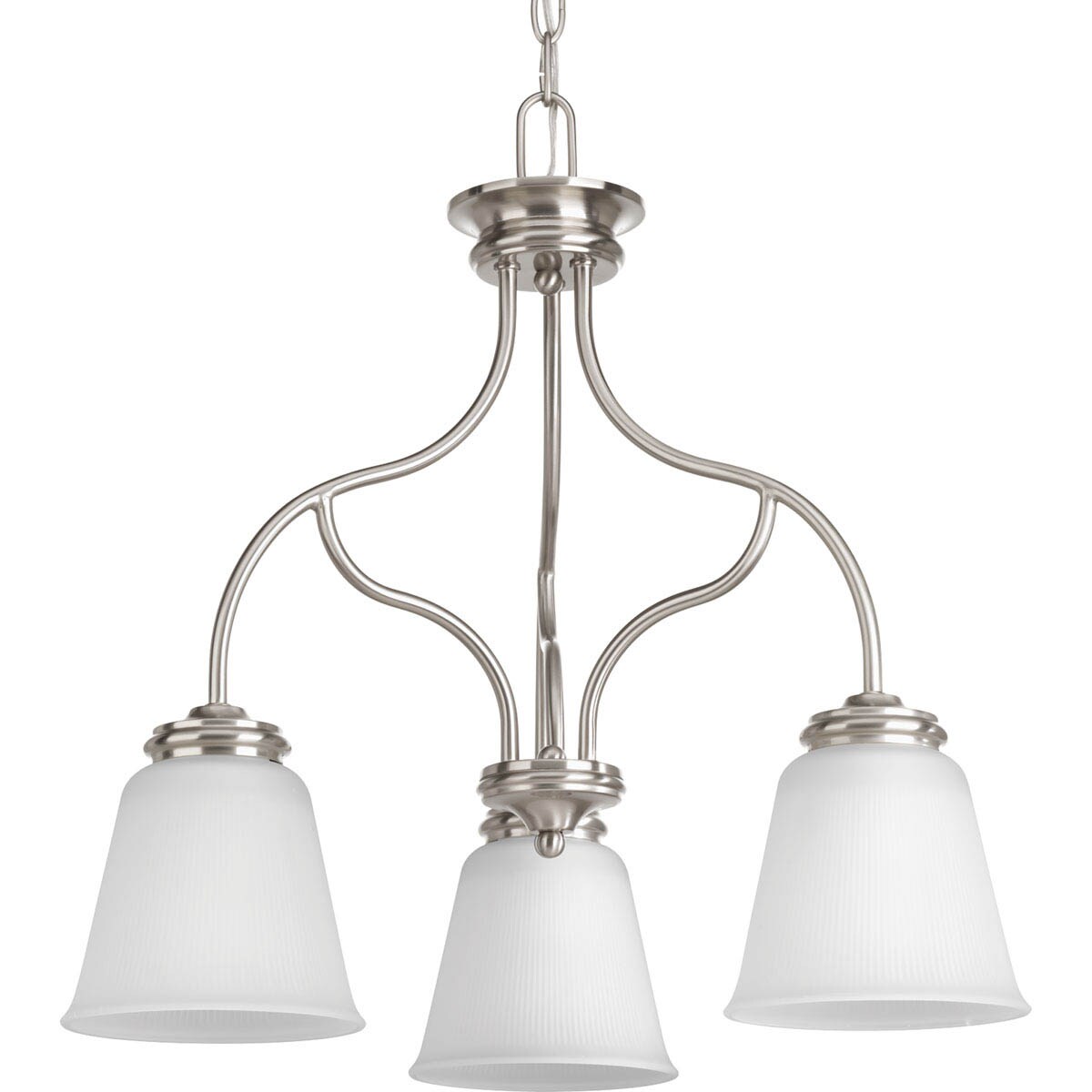 Progress Lighting P4749-09 Keats Brushed Nickel Transitional Chandelier
