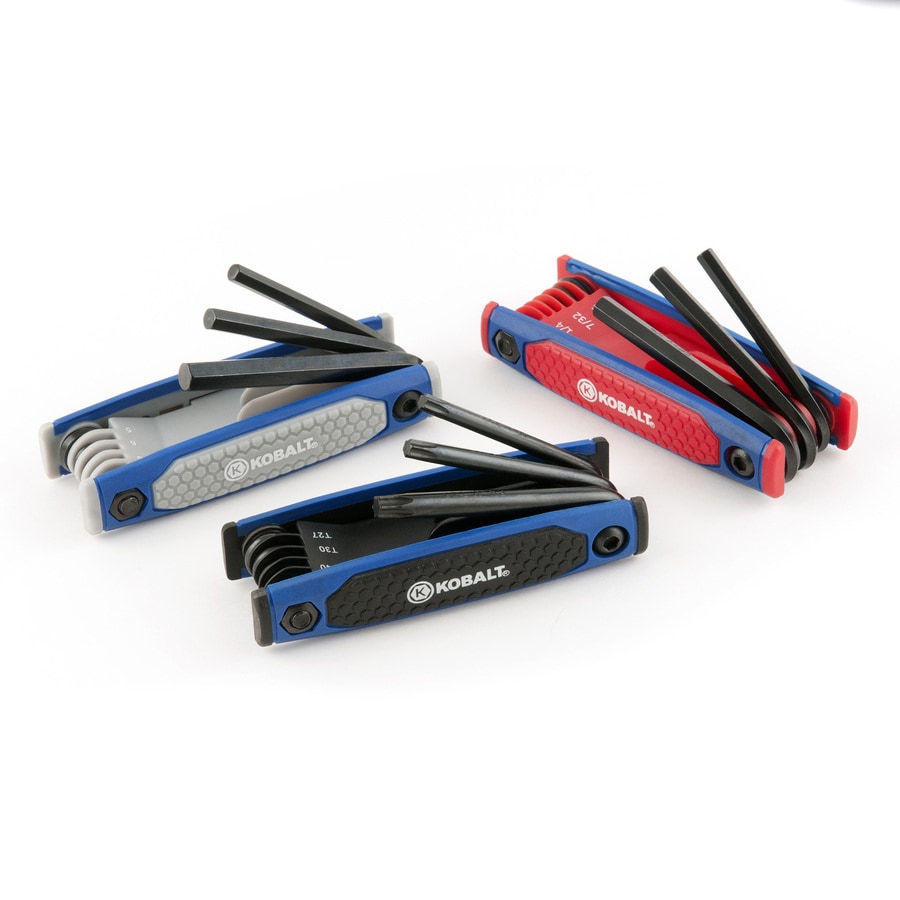 Kobalt KHK06 Assorted Standard (SAE) and Metric combination 25 -Pieces Hex key set