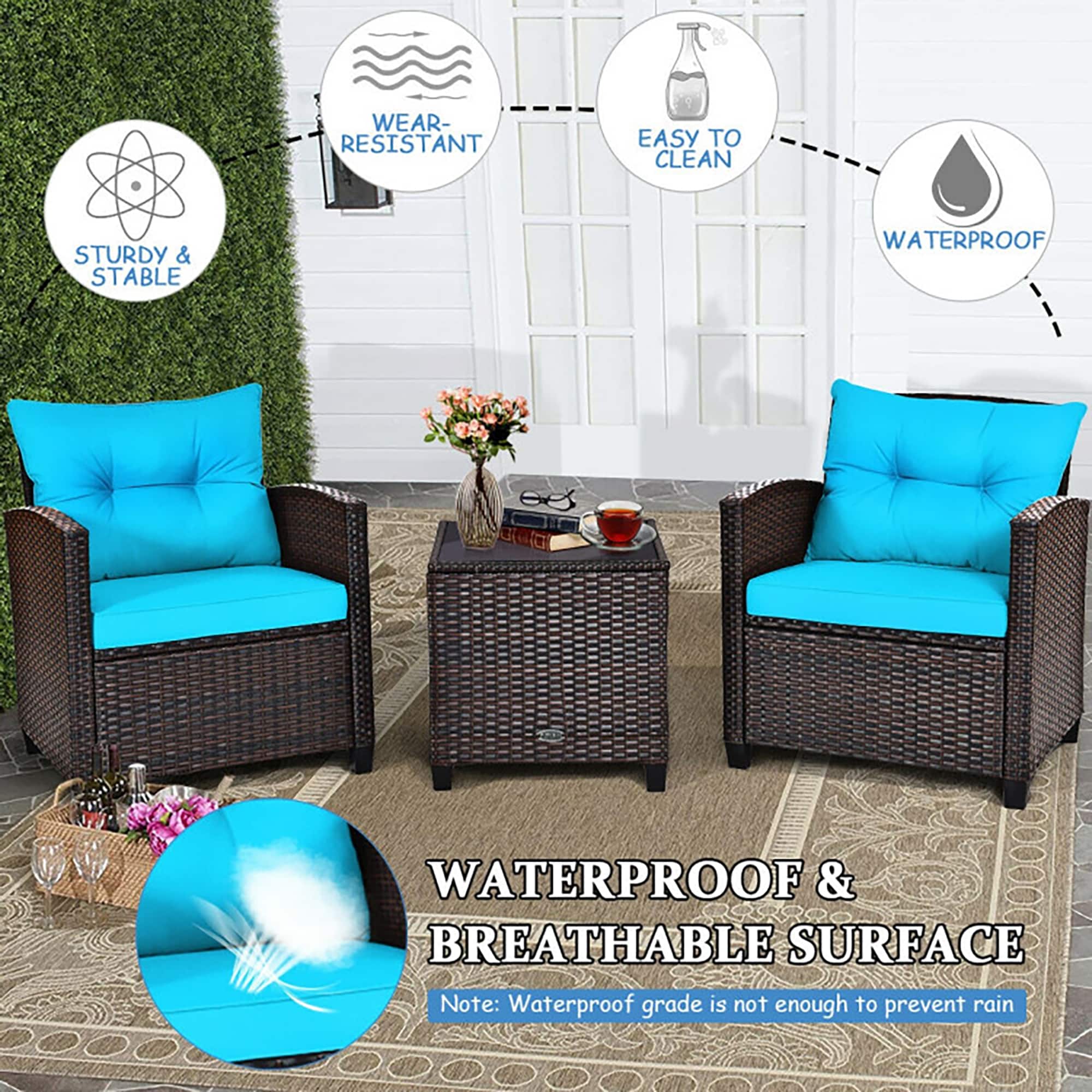 CASAINC WF-HW63759TU-LA Patio-Conversation-Sets - View #4