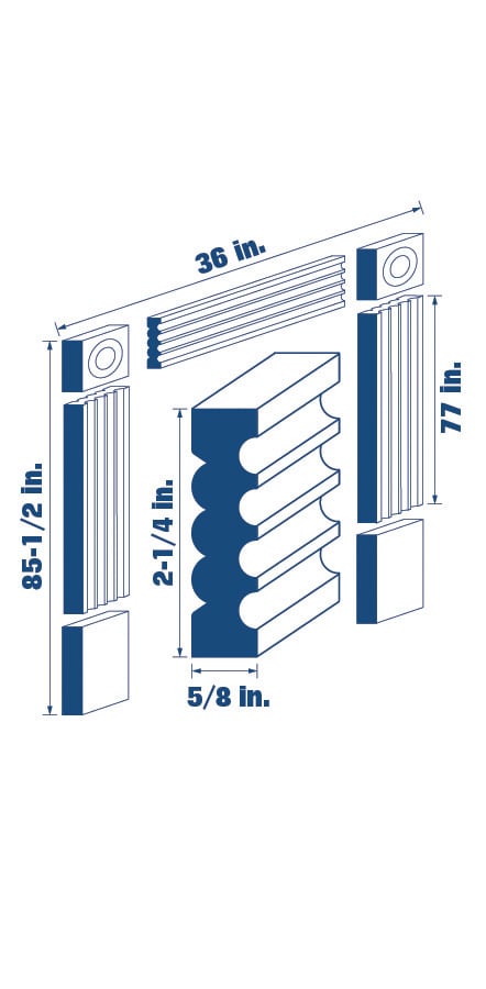 RELIABILT 286M-MDFSET Window-Door-Casings - View #5
