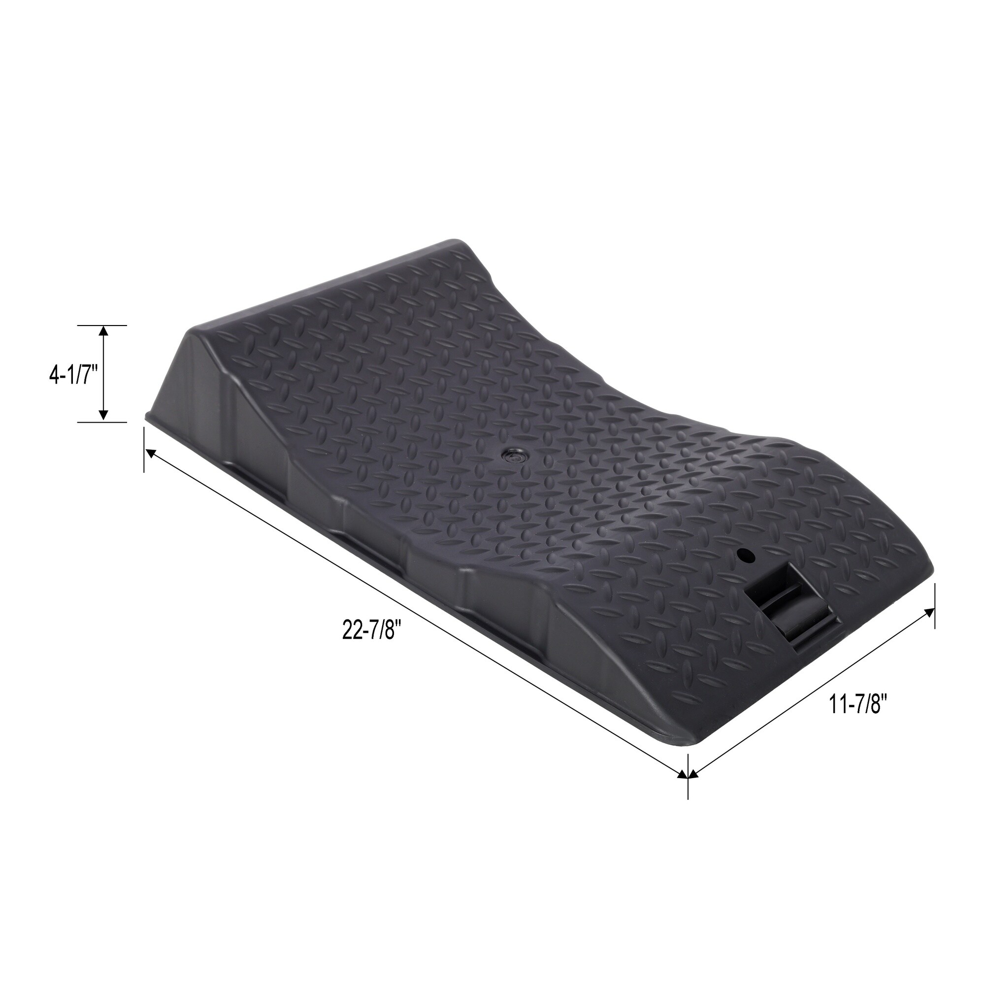 OGETFUUR 2-Pack Anti-Slip Curved Black Tire Saver Ramps for Parking ...