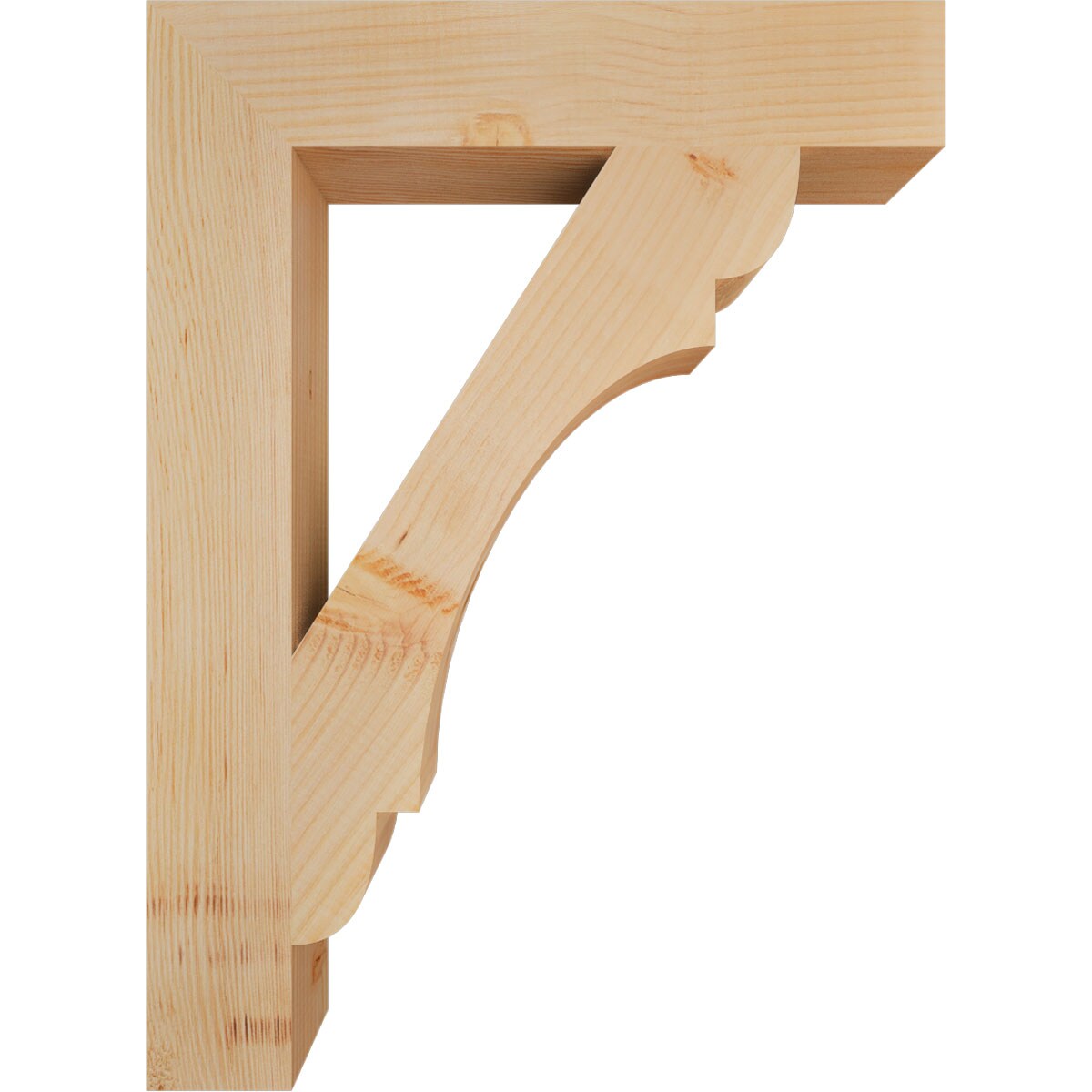 Ekena Millwork BKT04X22X30OLY05SDF Exterior-Brackets-Braces - View #3