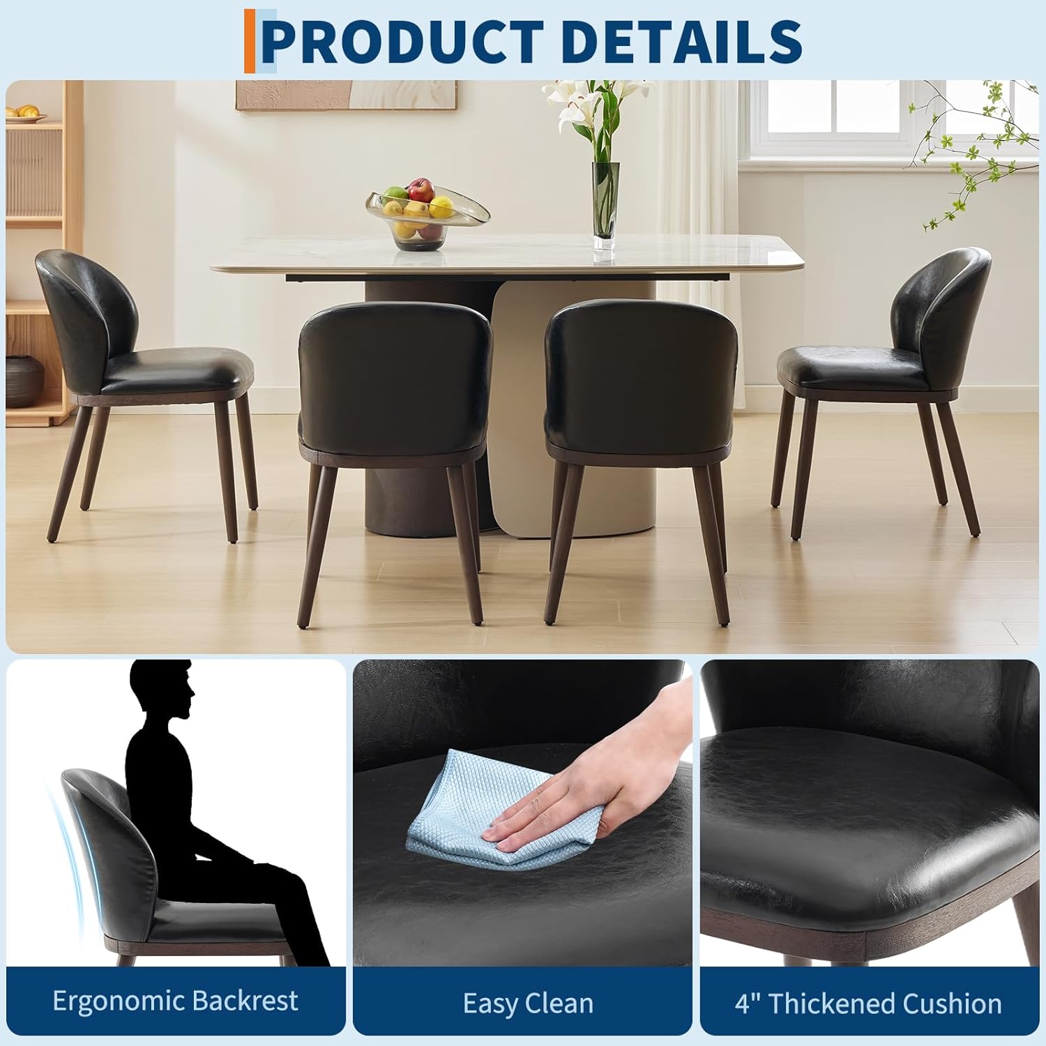 Qeetex PHK-33QEWL6W-HNN Dining-Chairs - View #5