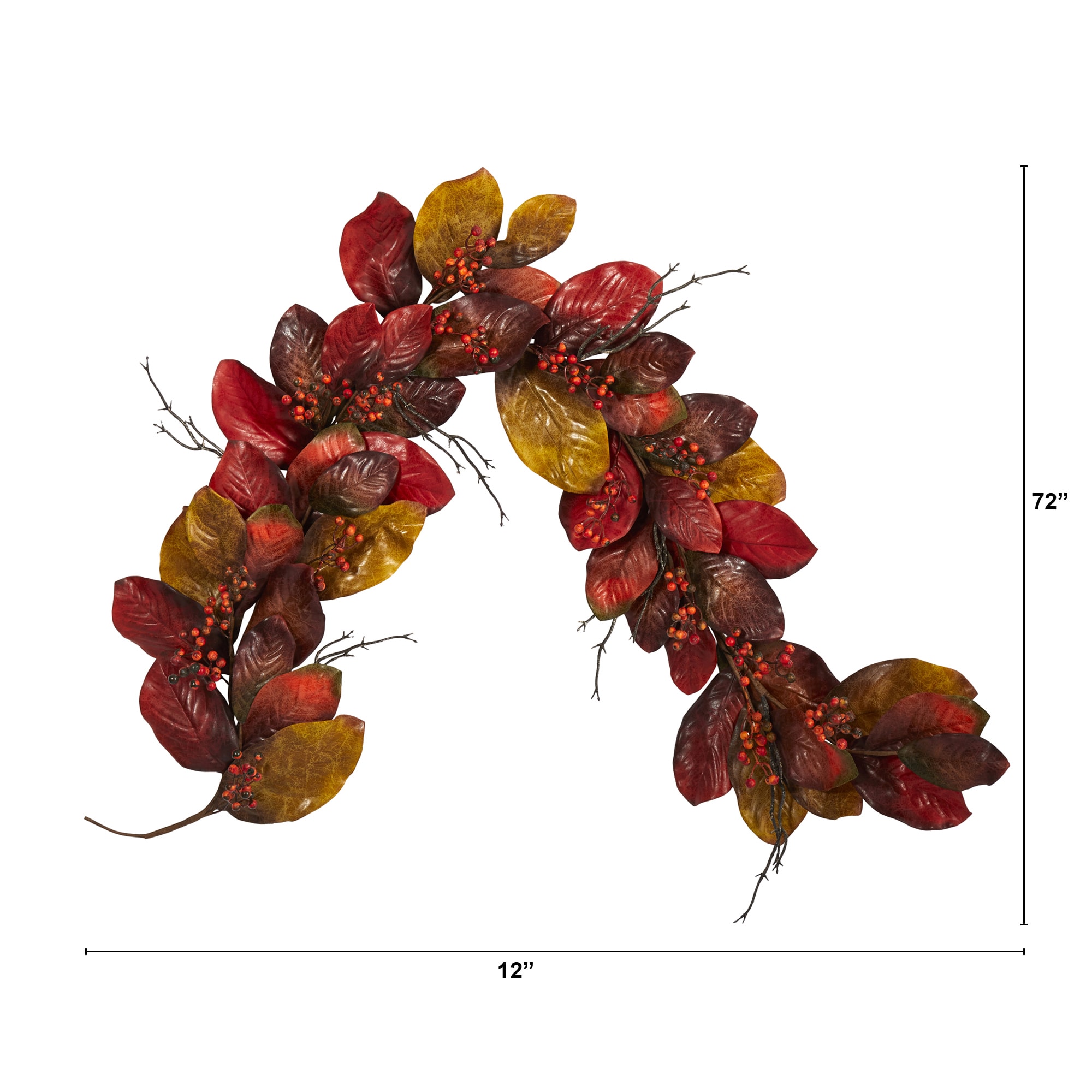 Nearly Natural 4495 Artificial-Thanksgiving-Wreaths - View #3