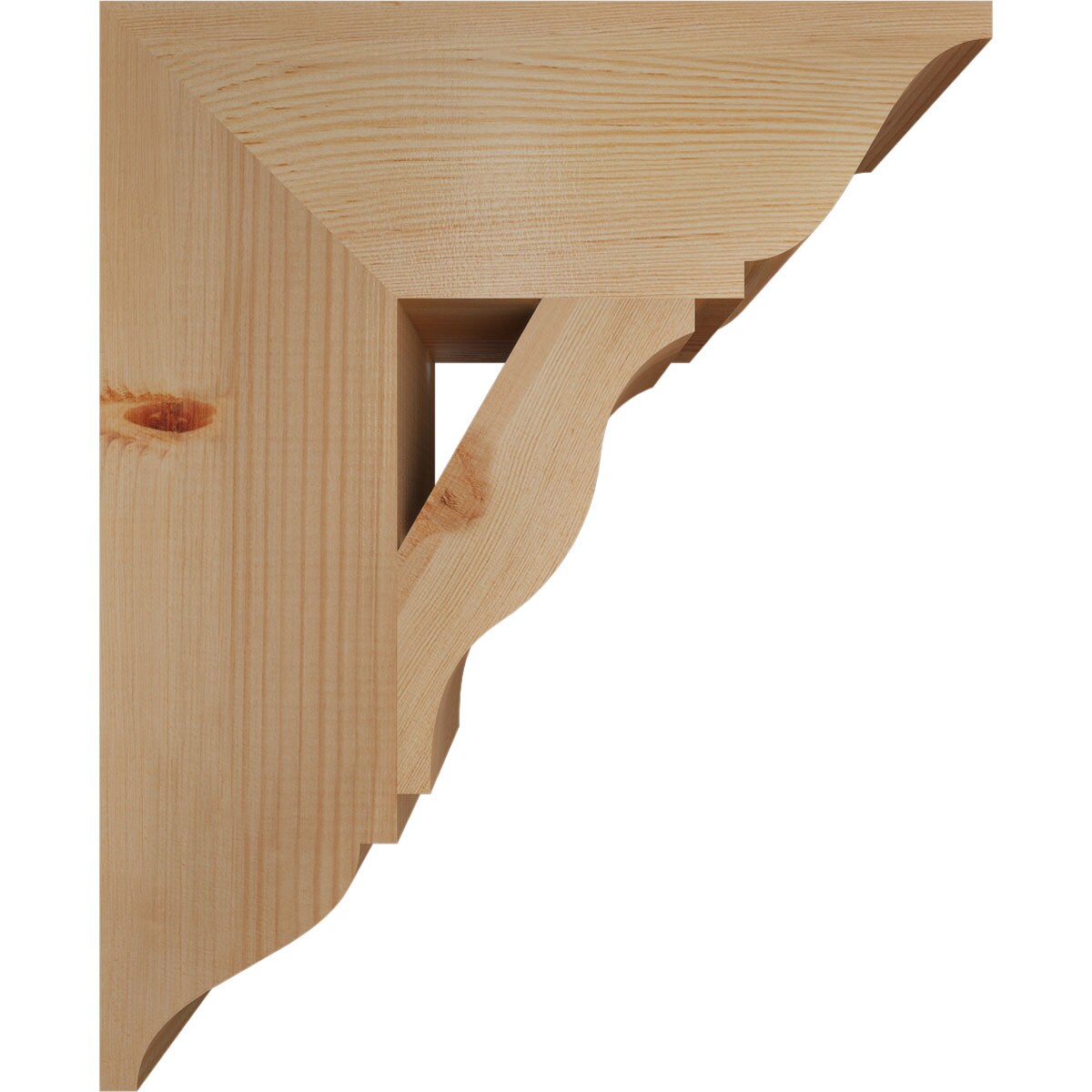 Ekena Millwork BKT06X18X22FST01SDF Exterior-Brackets-Braces - View #3