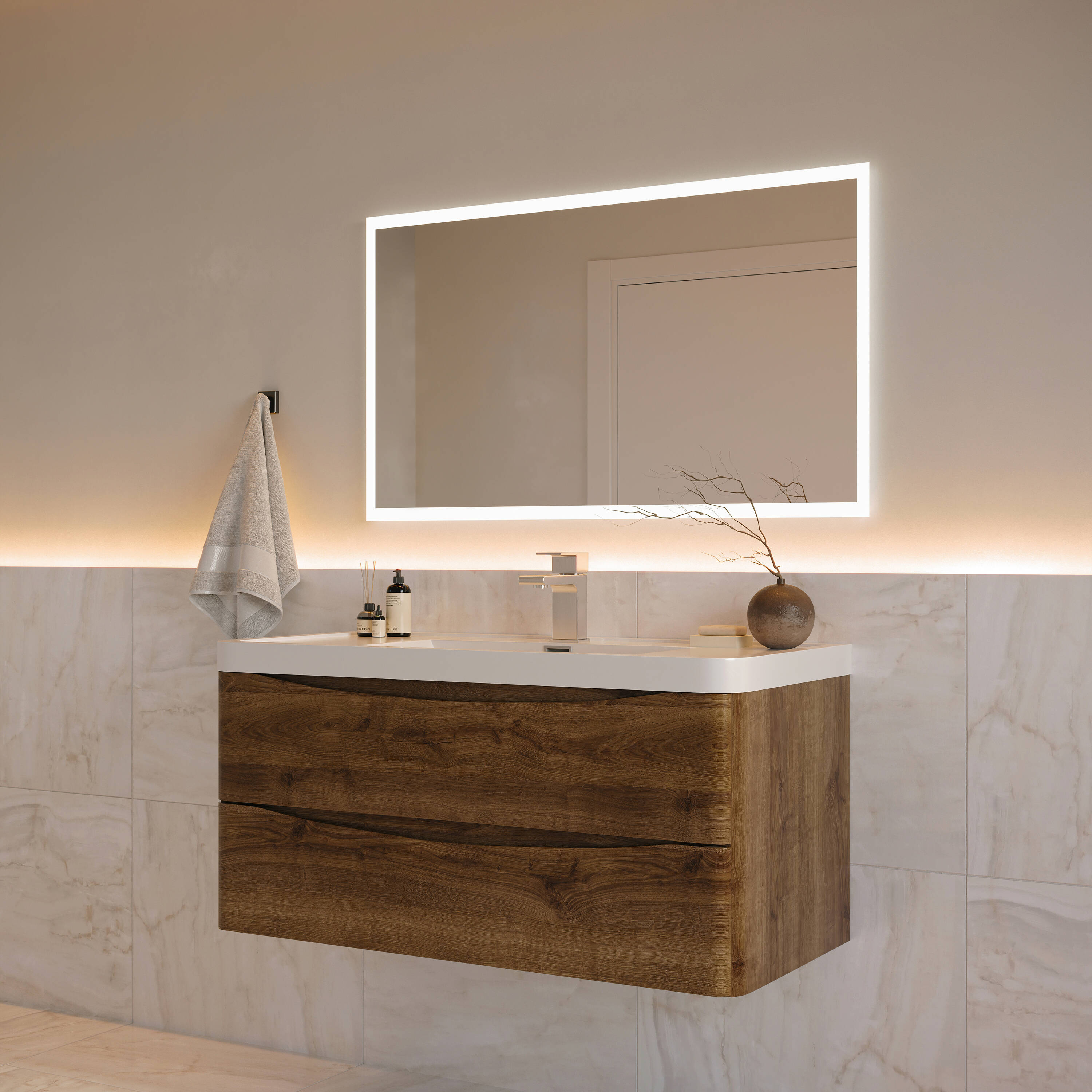 Fresca FCB9040RW-I Bath-Vanity-Combo - View #4
