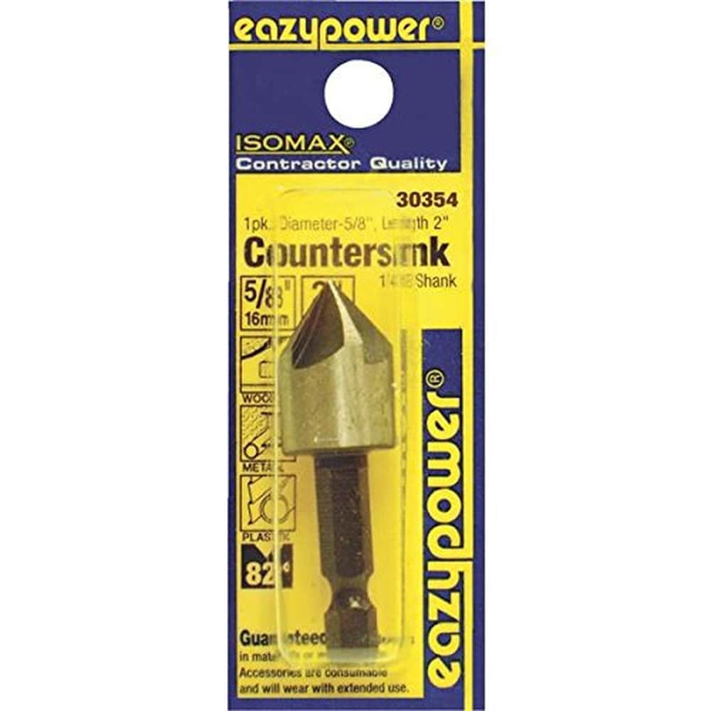 Eazypower Eazy Power Isomax 5/8 in ool Steel ountersink Bit 1/4 in Hex Shank 1 pc