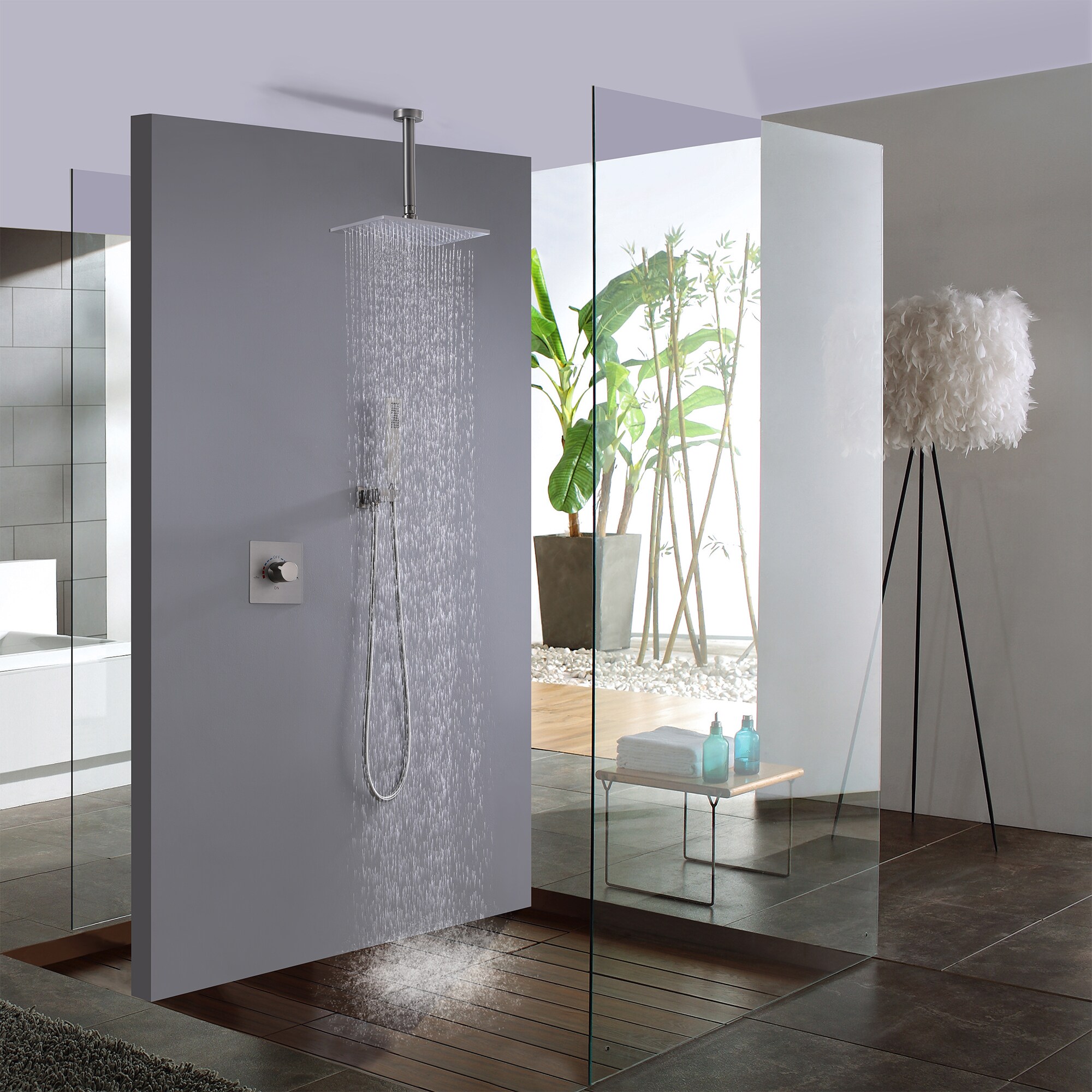 WELLFOR WB-SH001C Showerhead-Bar-Panels - View #2