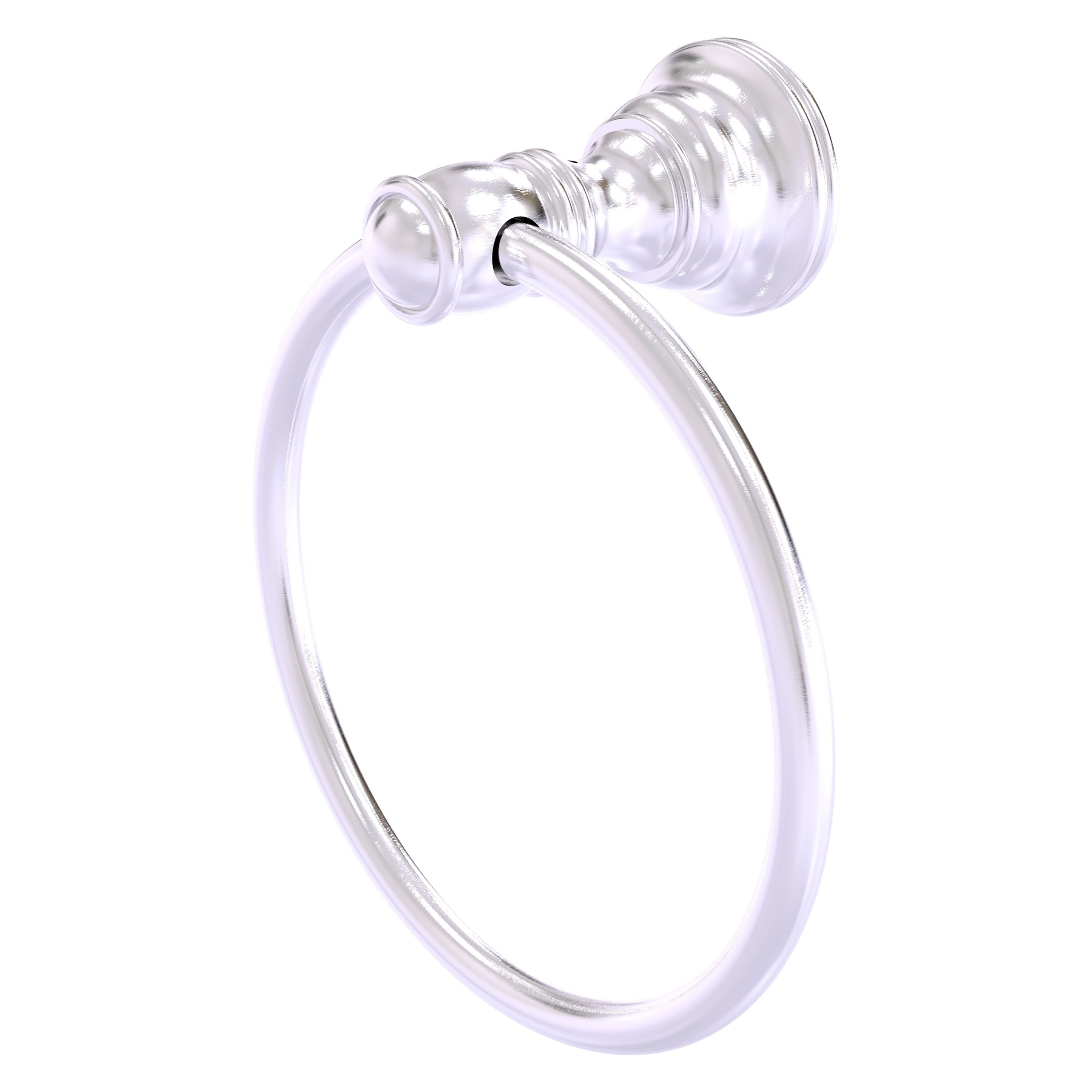 Allied Brass CL-16-SCH Carolina Satin Chrome Wall mount Single Towel Ring