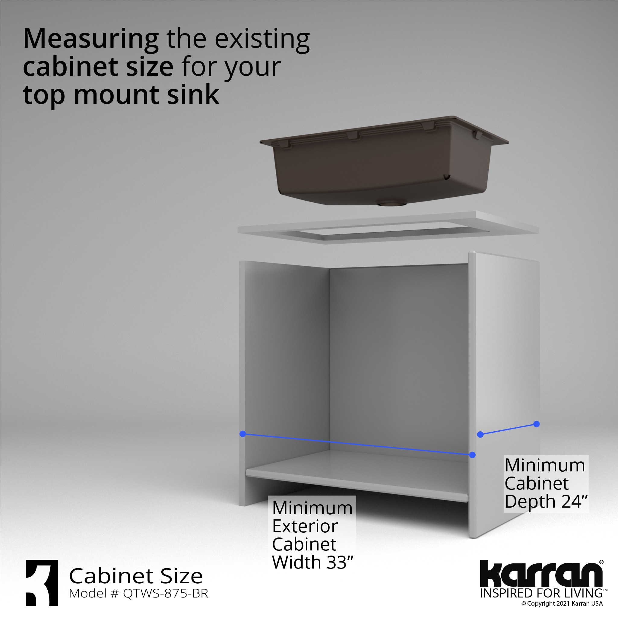 Karran QTWS-875-BR Kitchen-Sinks - View #10