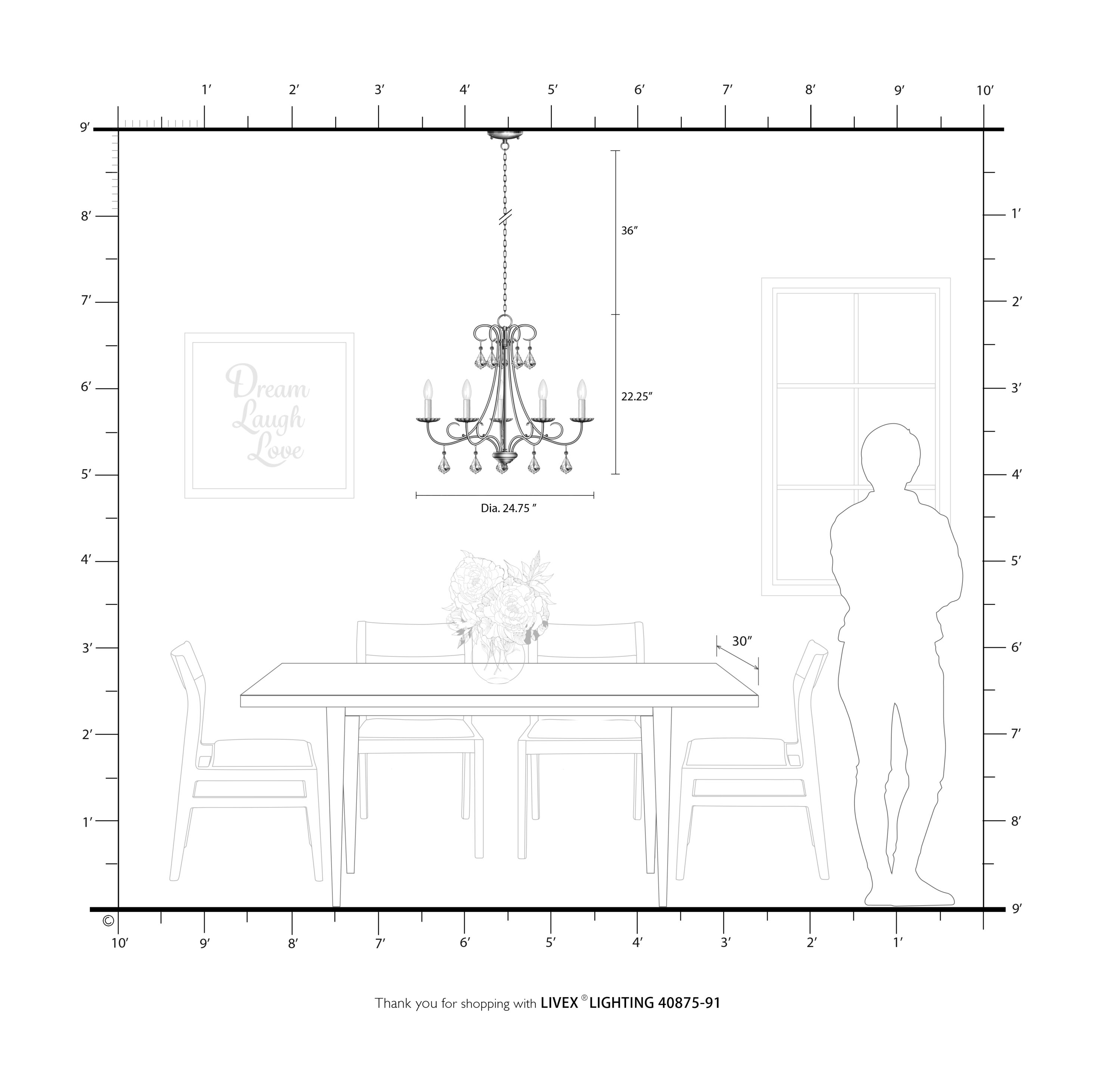 Livex Lighting 40875-91 b090015 - View #4