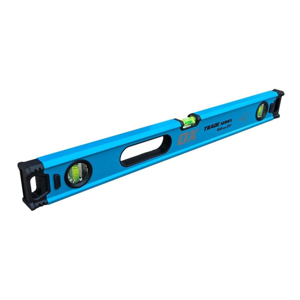 OX Tools 189415 Aluminum 24-Inches 3 Vial Magnetic I-beam level