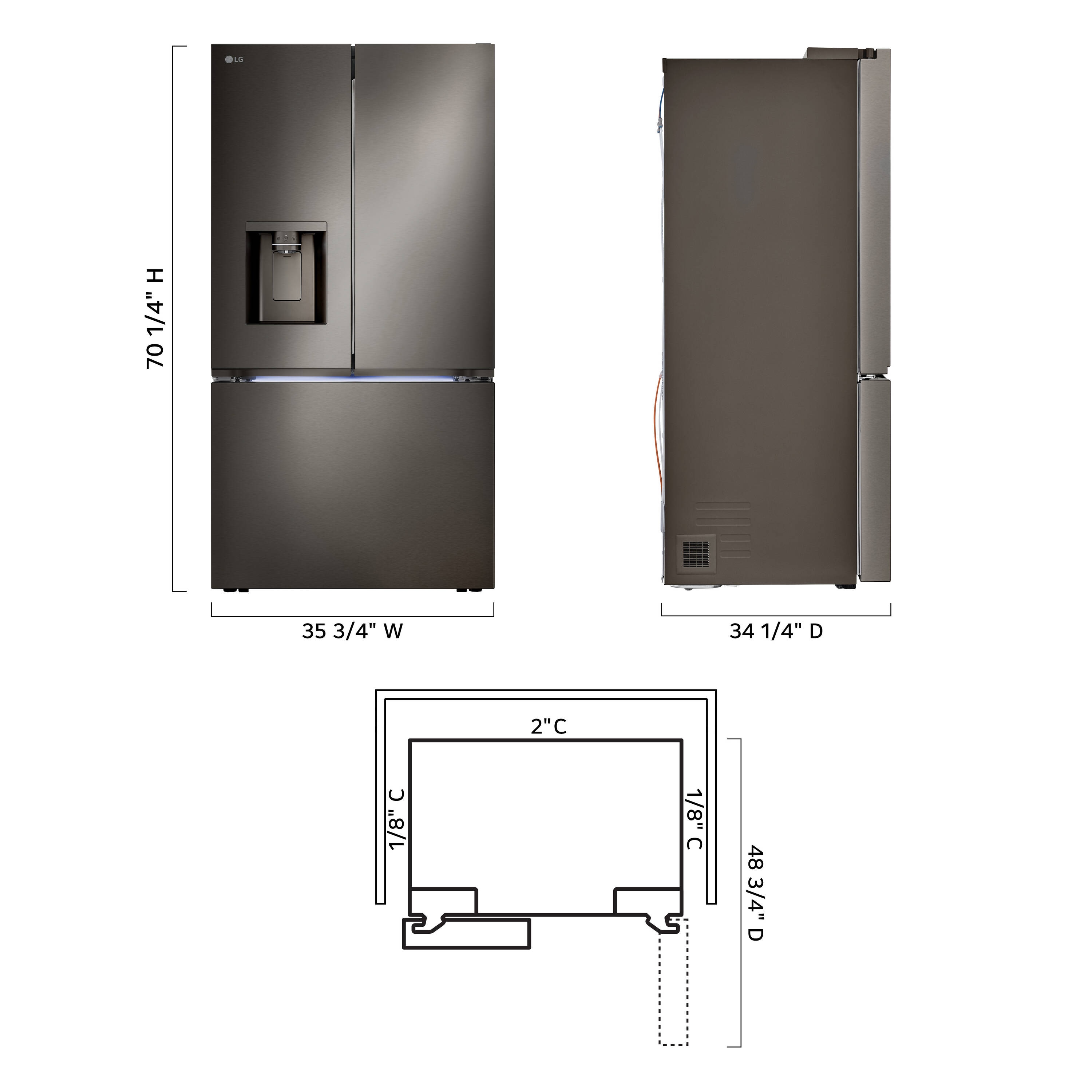 LG LRYXS3106D French-Door-Refrigerators - View #12