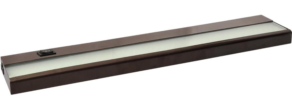 Amax Lighting LEDUC24BRZ 24-in Hardwired/Plug-in LED Under Cabinet Light Bar