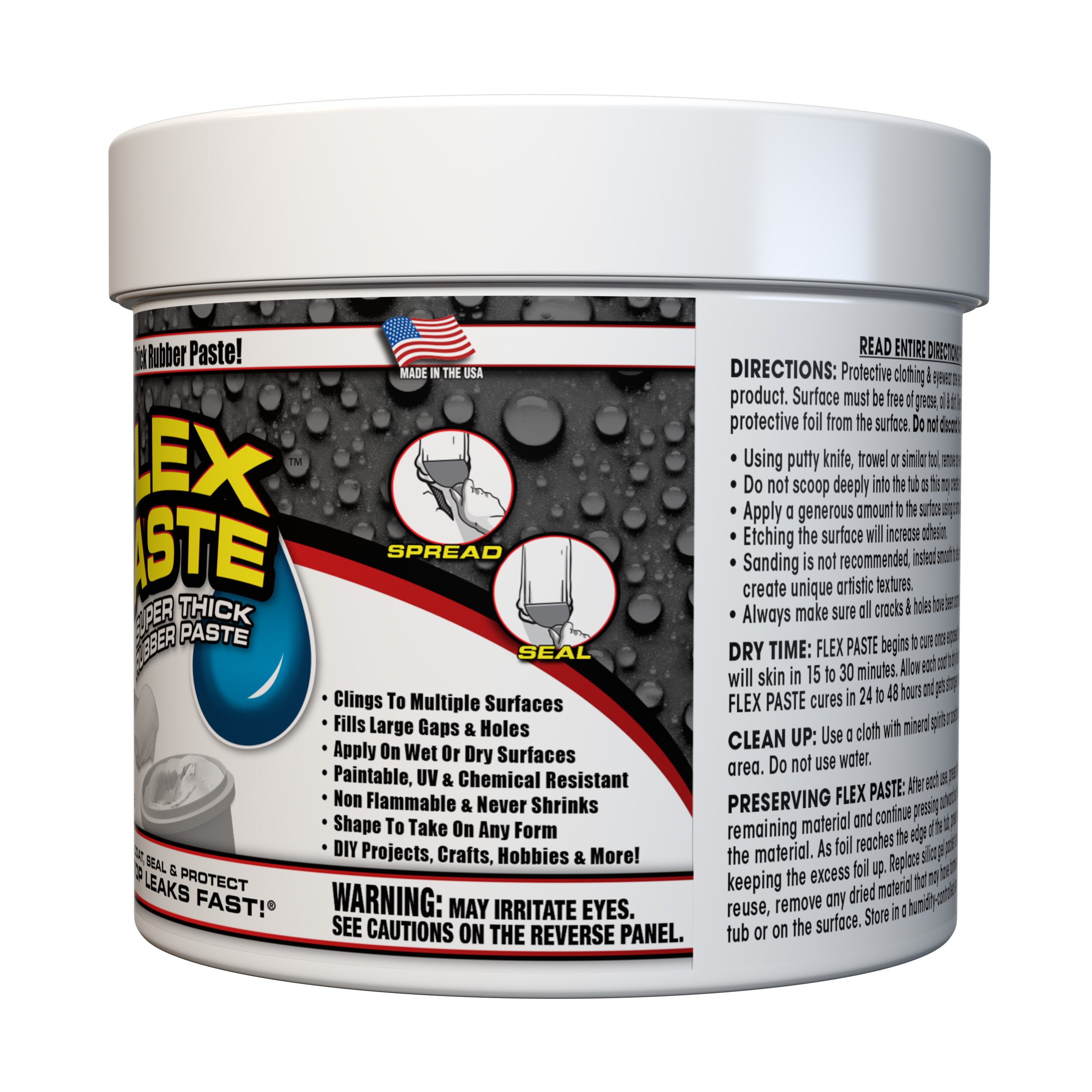 CURES ROCK HARD SHAPES COLOR BLEND FILLS SEALS 1001 USES MOLD-ABLE EPOXY PUTTY 