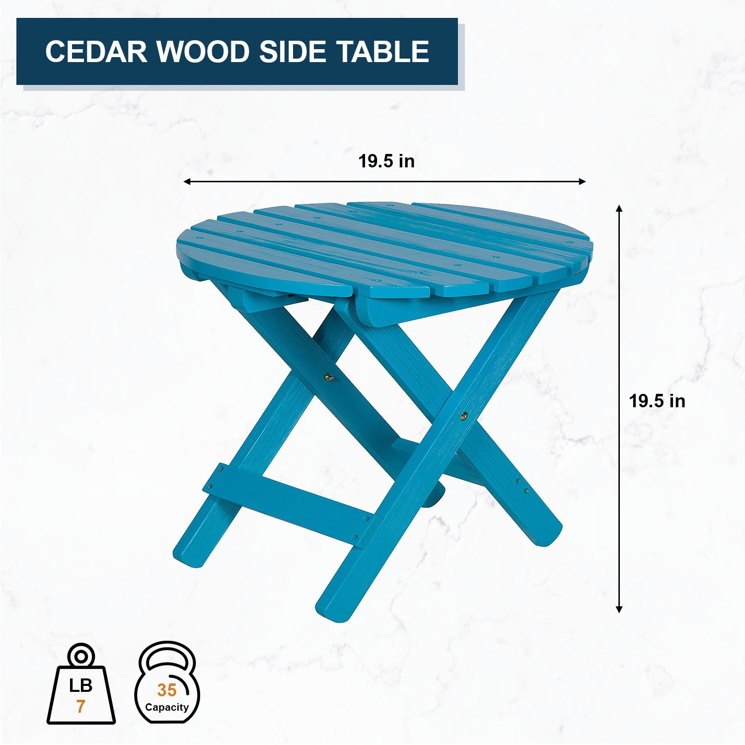 Shine Company 4118AQ Patio-Tables - View #6