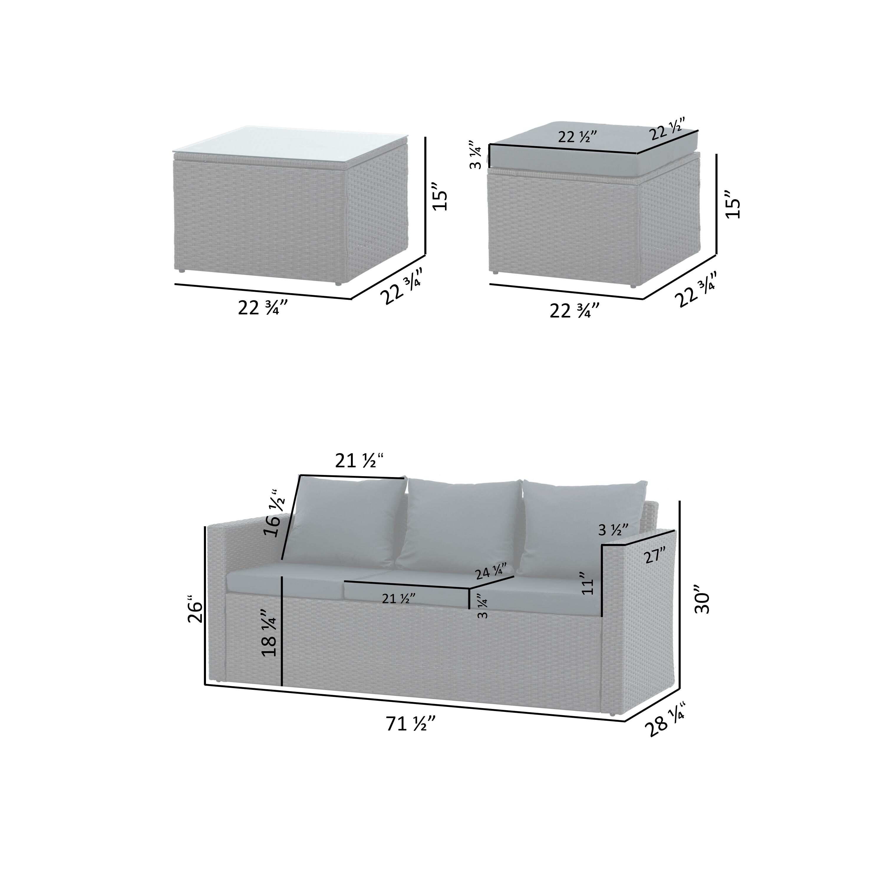 Bayfeve BF-N001-LH Patio-Conversation-Sets - View #3