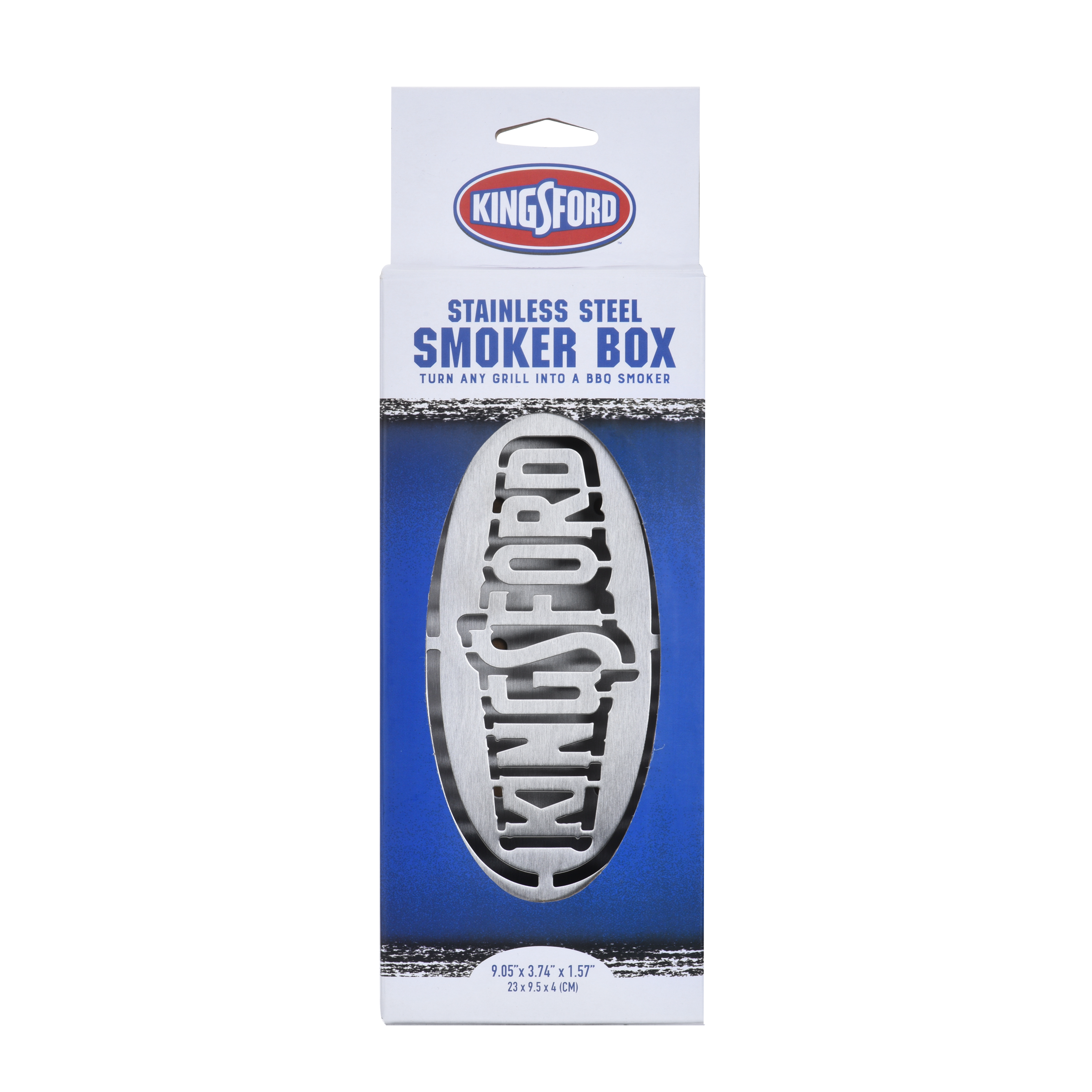 Kingsford BBP12010 9.05-in L x 3.74-in W x 1.57-in H Stainless steel Smoker Box