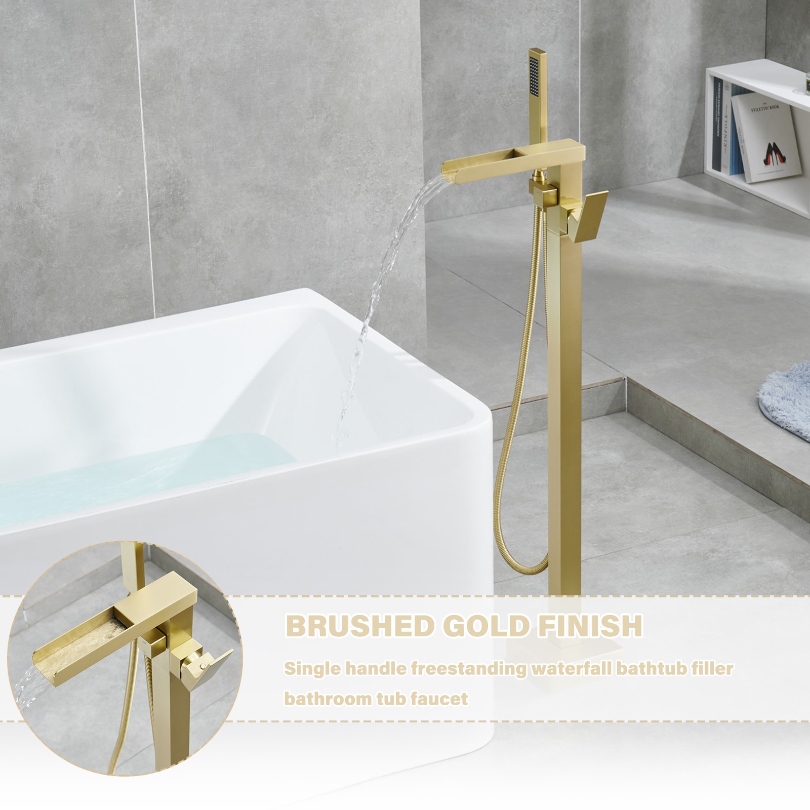 Flynama L-147525 Roman-Tub-Faucets - View #4