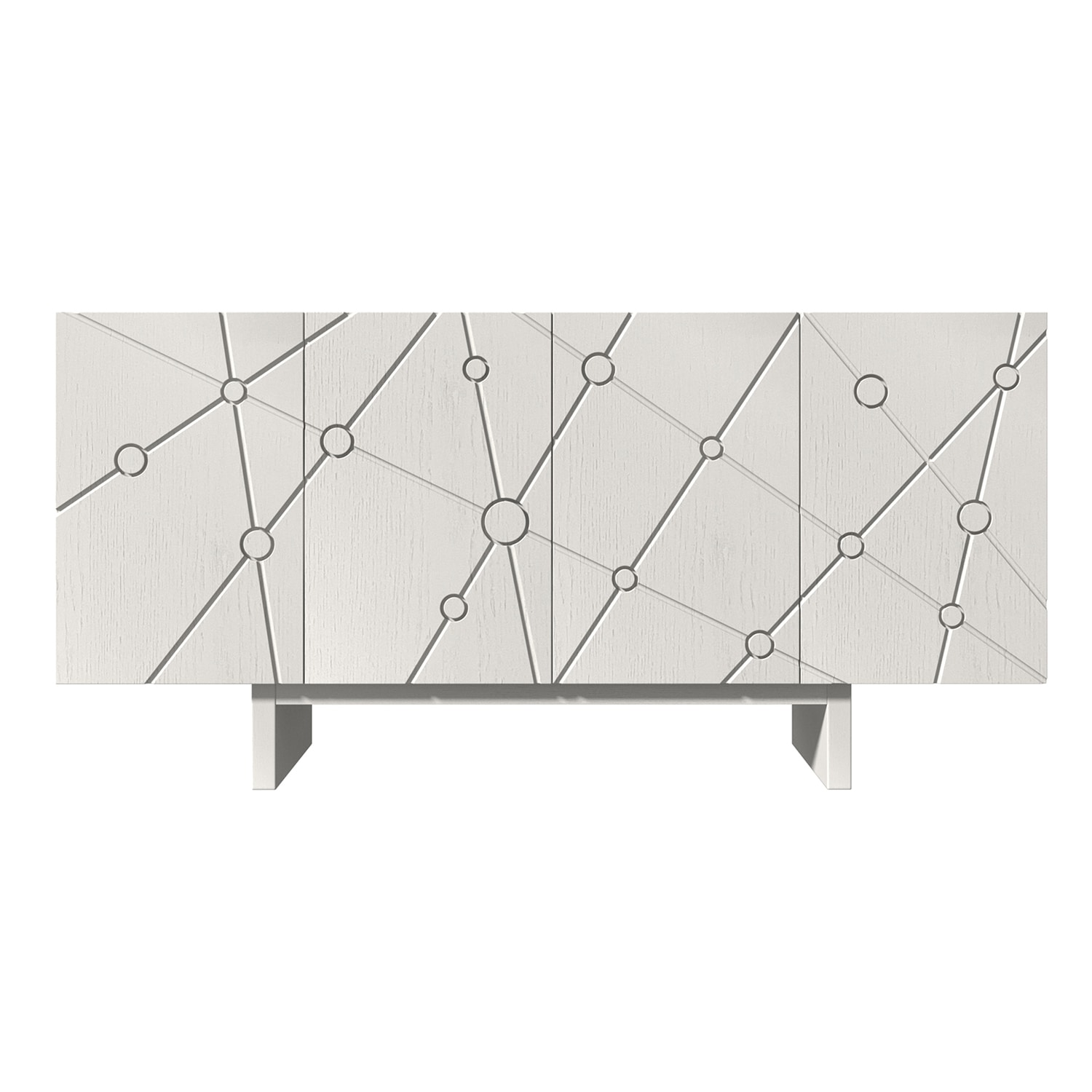 GZMR GZ-1660-K-GW 15.75-in W x 30.71-in H MDF white Freestanding Utility Storage Cabinet