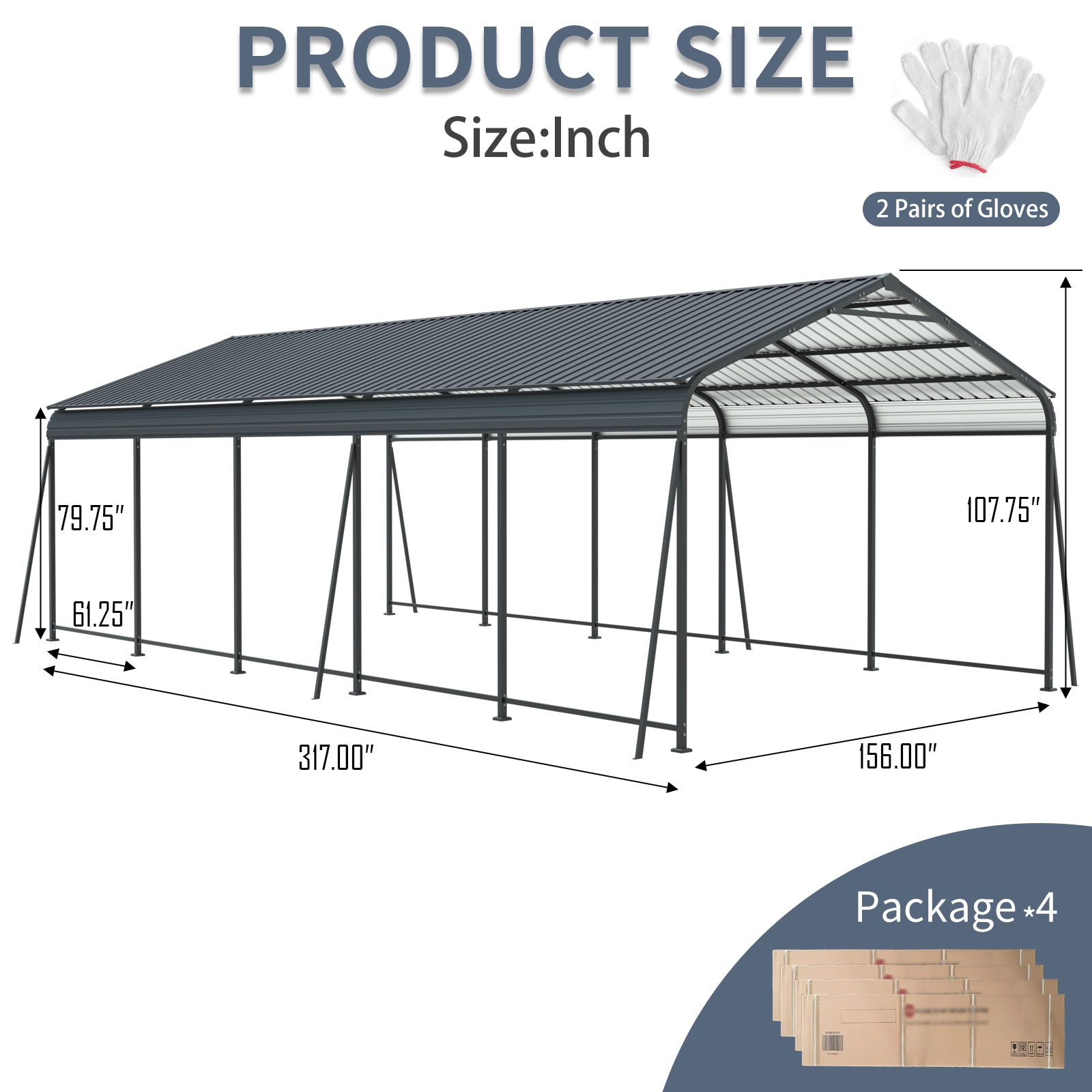 Flynama G-W540S00061 Carport-Covers - View #5