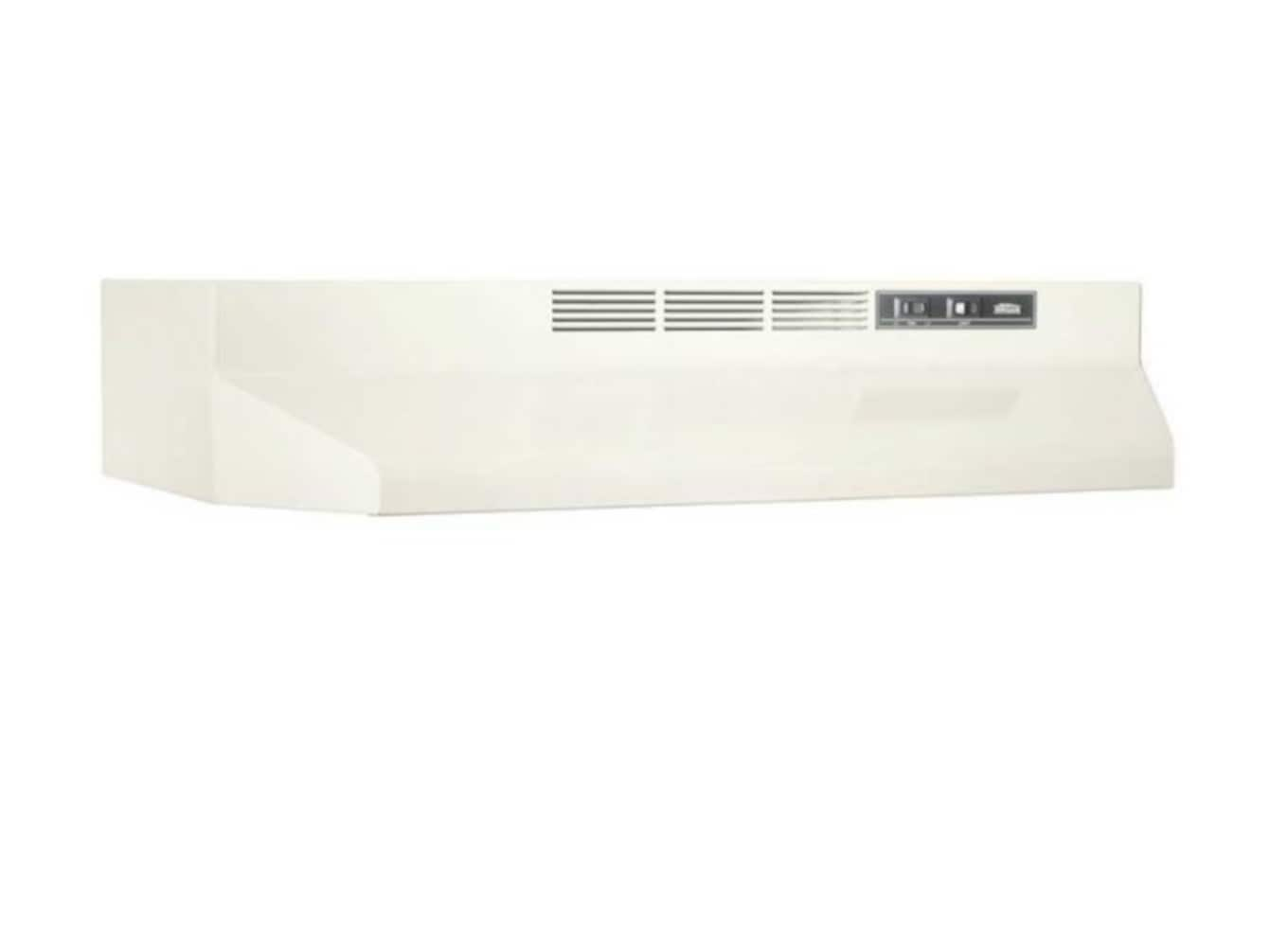 Broan 30-in Ductless Bisque Under Cabinet Range Hoods Undercabinet ...