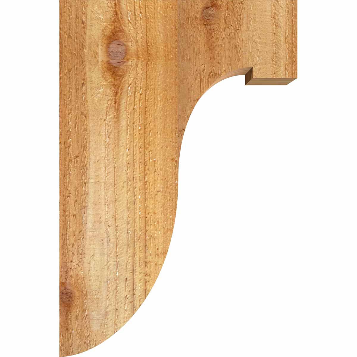 Ekena Millwork COR04X08X12DEL00RWR corbels - View #3