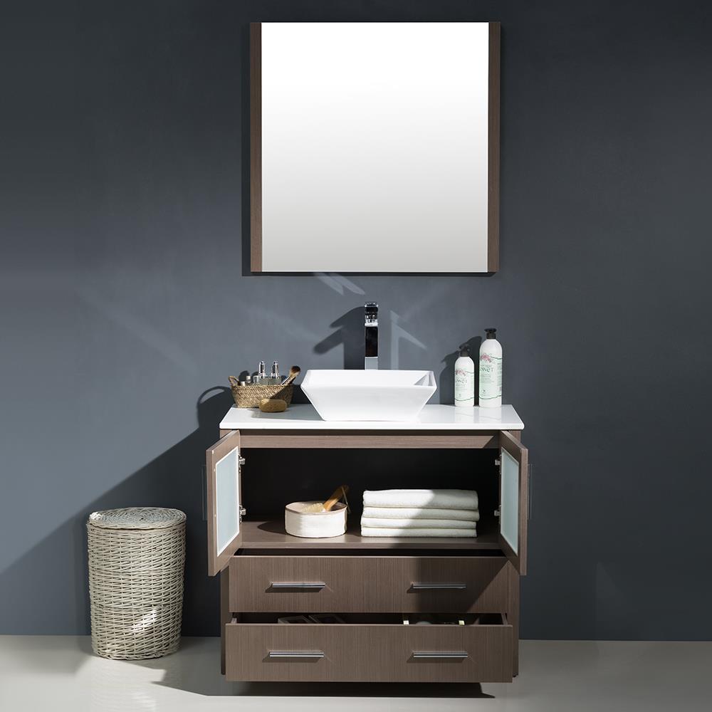 Fresca FVN6236GO-VSL Bath-Vanity-Combo - View #5