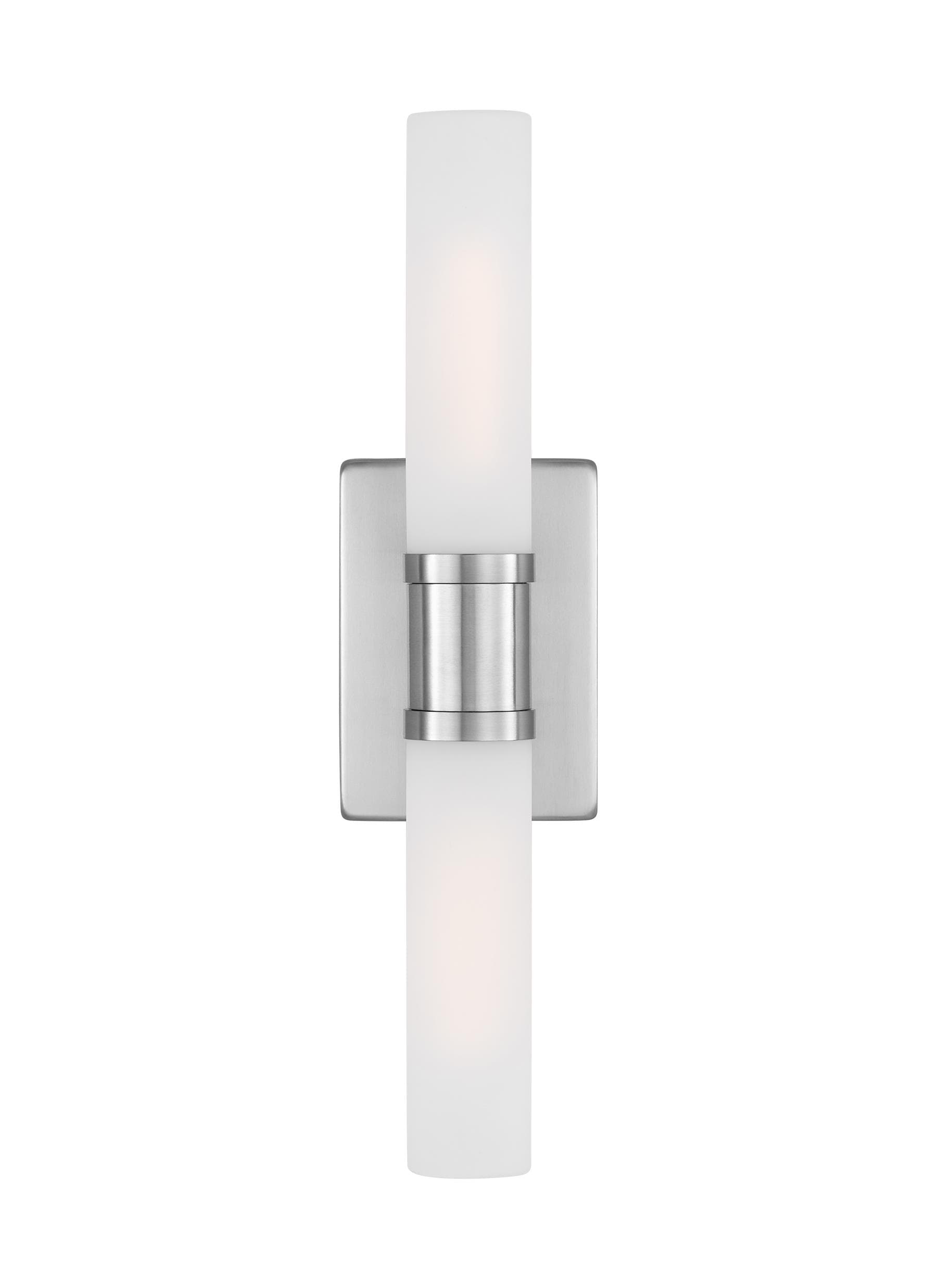 Generation Lighting 4565002-962 Keaton 20-in 2 -Light Nickel Modern/contemporary Vanity light