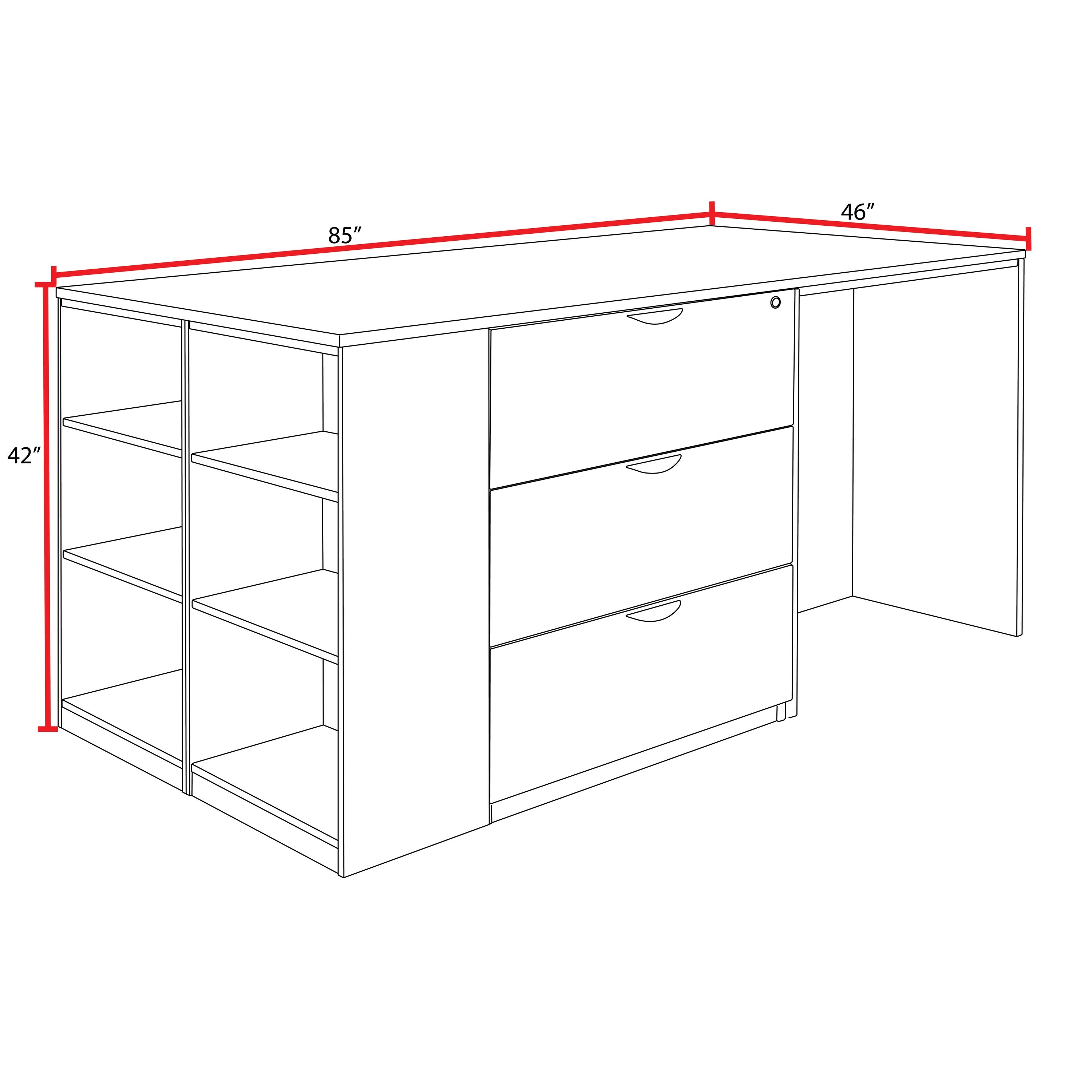 Regency LSLF3SD8546CH desks - View #8